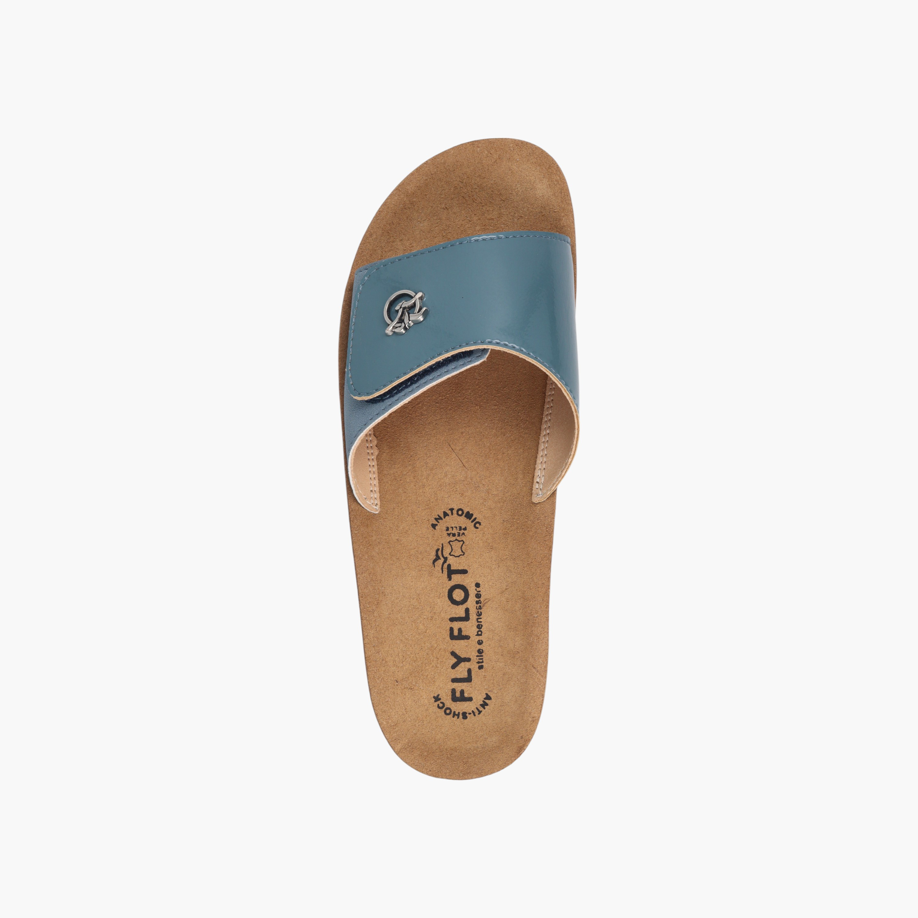 صندل سهل الارتداء بكعب ويدج وزينة شعار من فلاي فلوت-women-shoes-sandals-heeled-image-3
