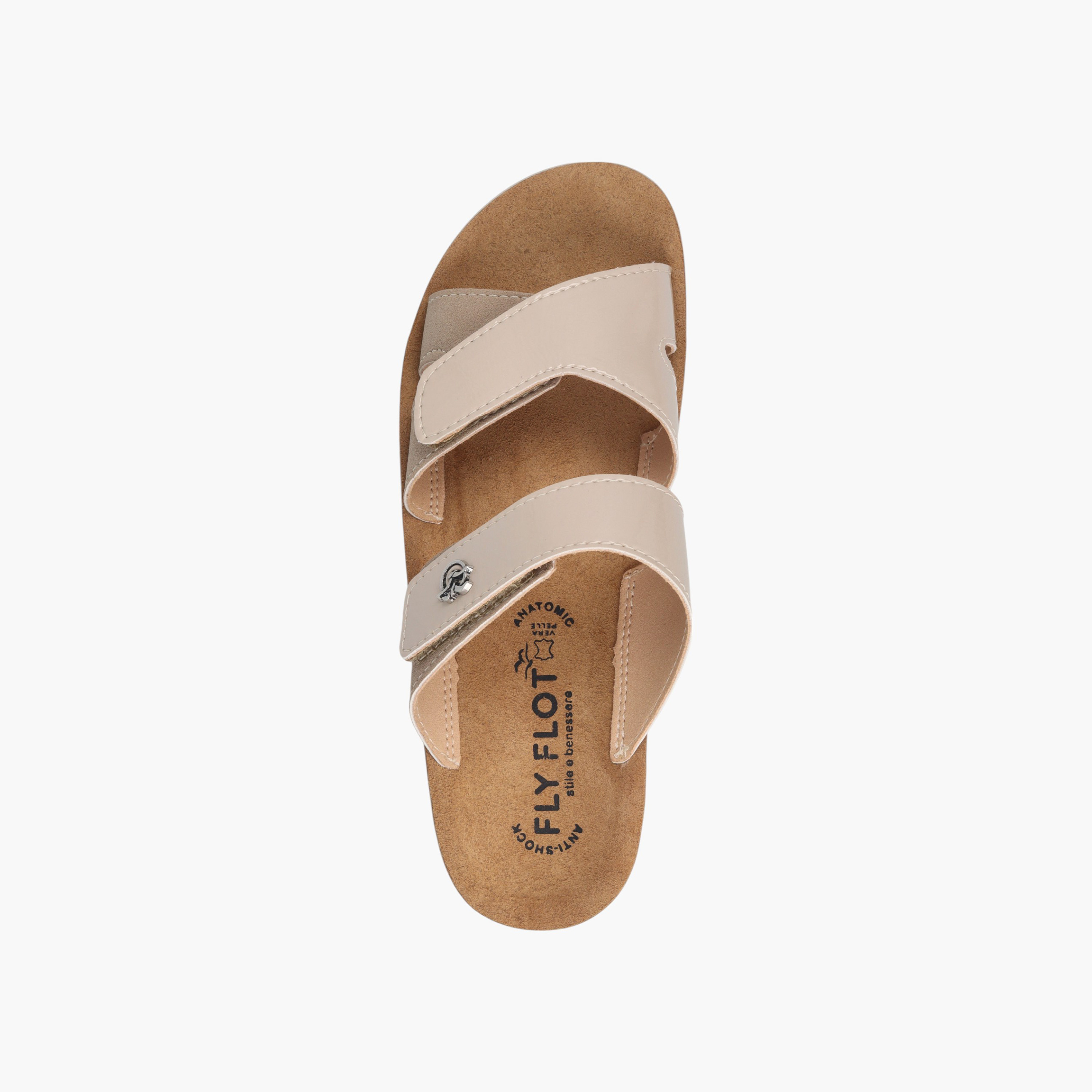 FlyFlot Logo Accent Slip-On Sandals with Wedge Heels-women-shoes-sandals-heeled-image-3