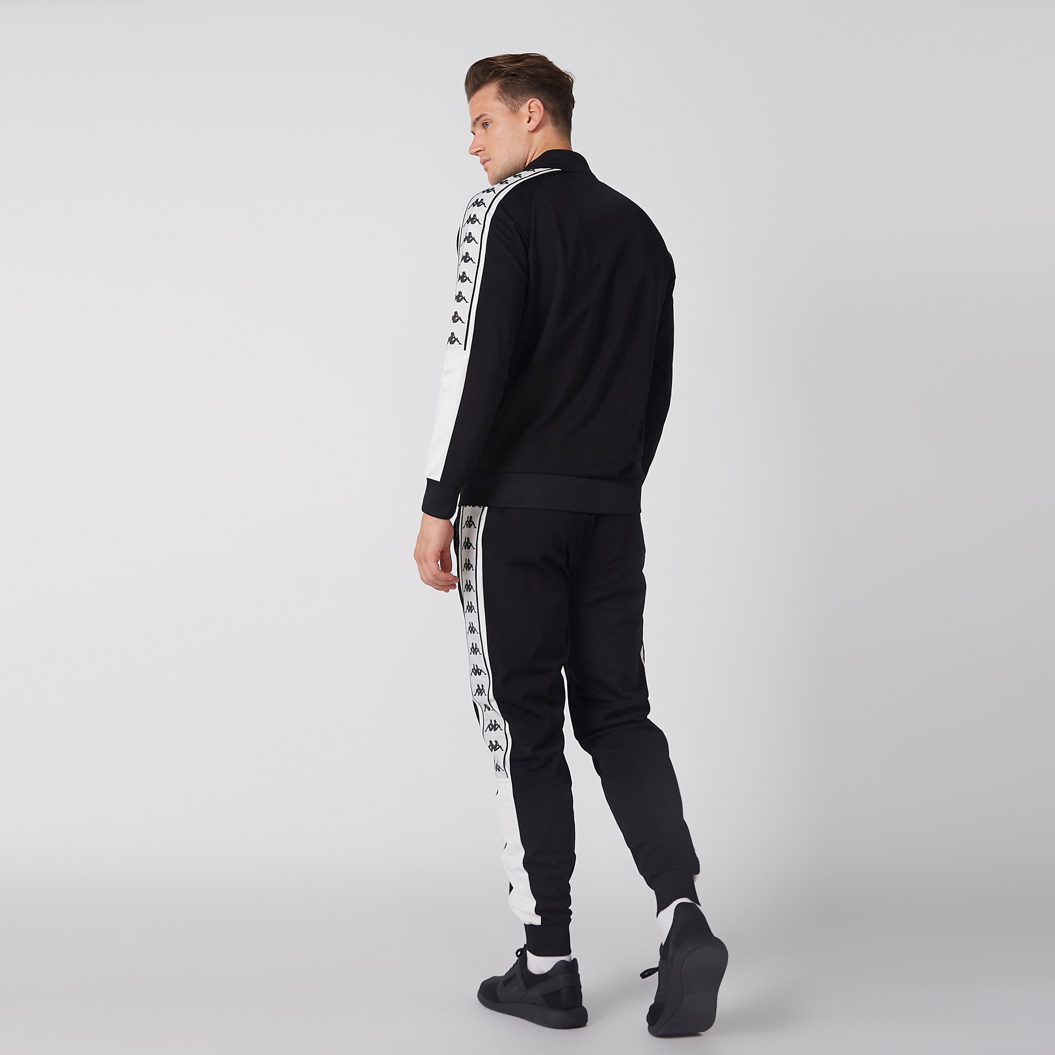 Kappa tracksuit deals mens black