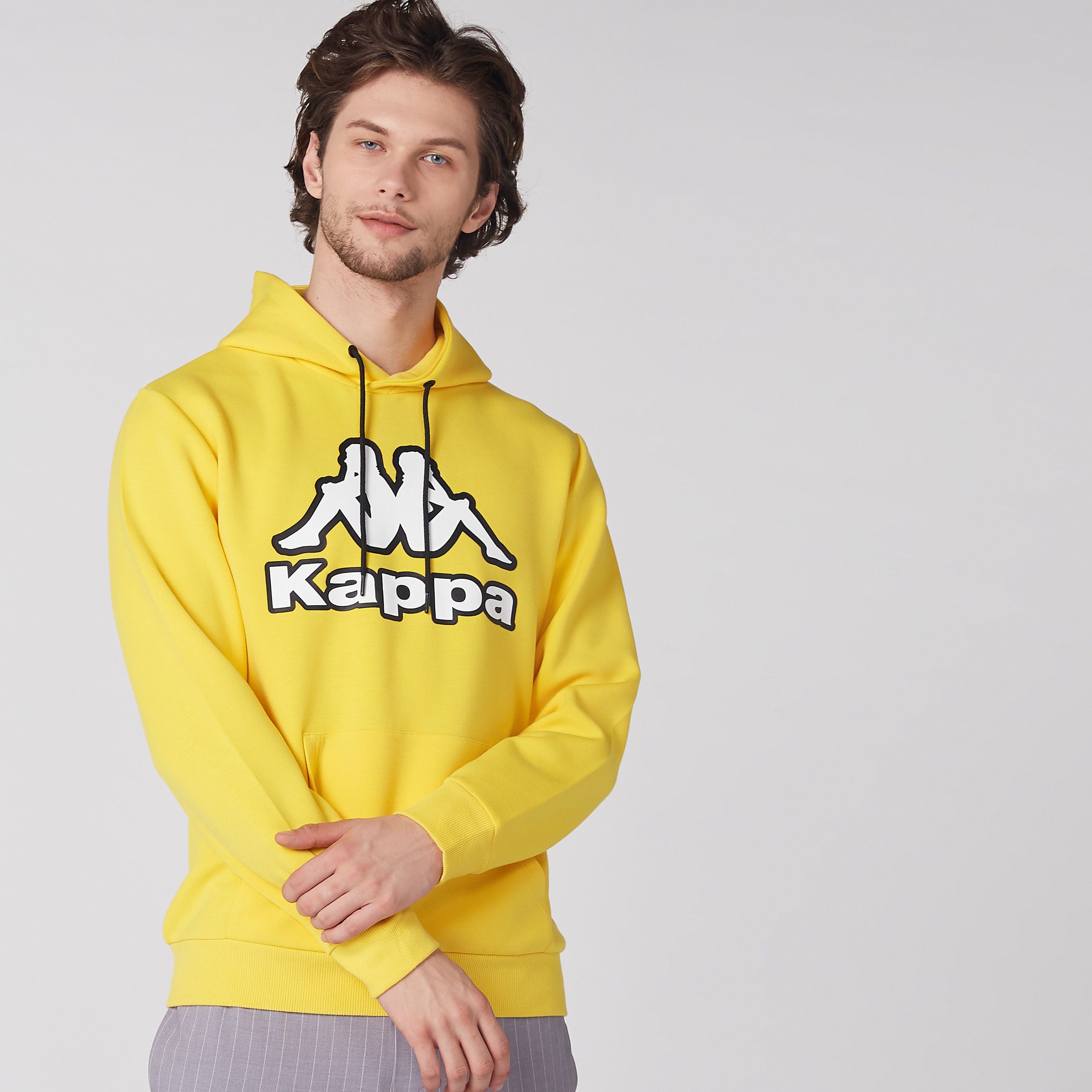 Kappa yellow hoodie sale