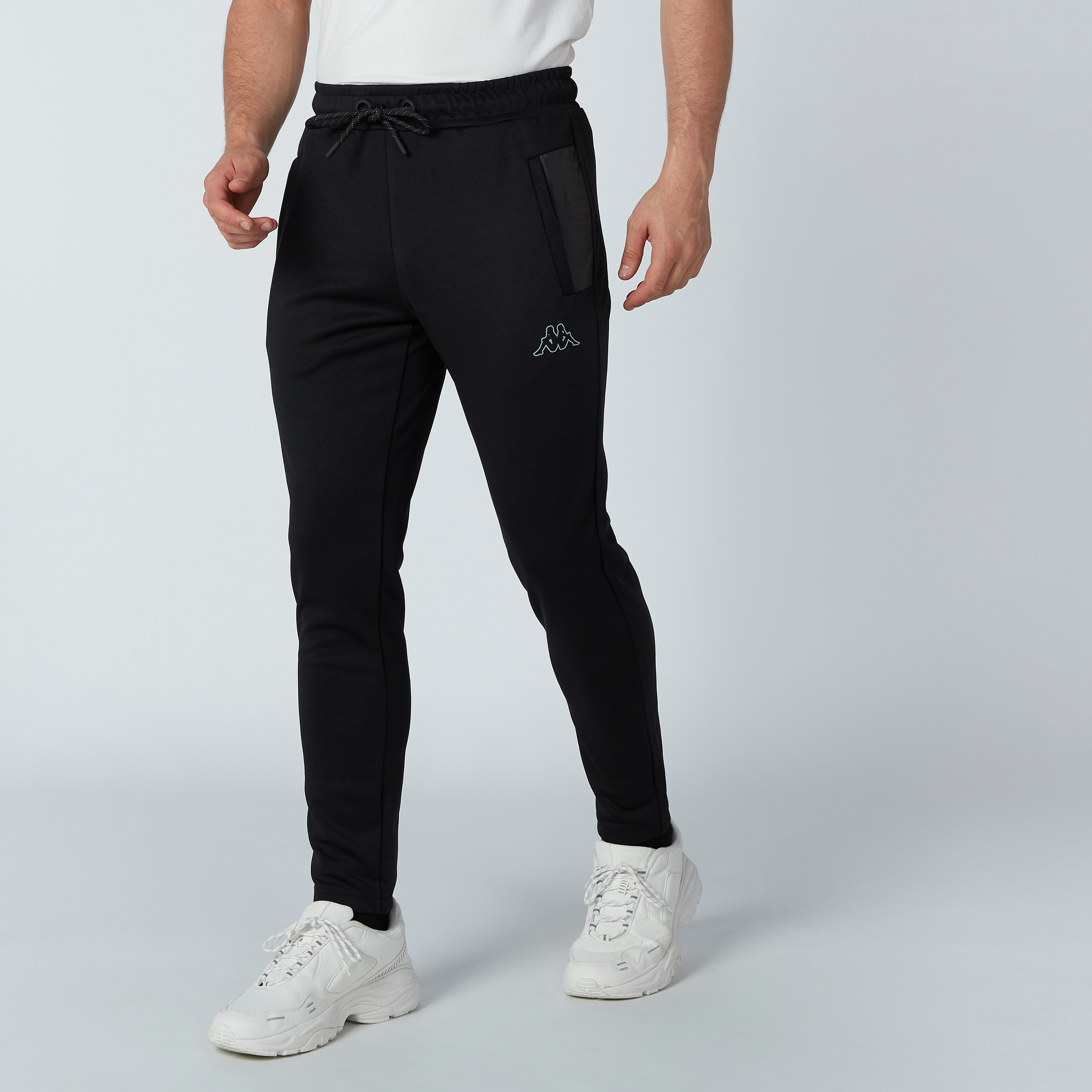 Kappa Track Pants with Pocket Detail and Drawstring-sports-men-clothing-bottoms-image-1