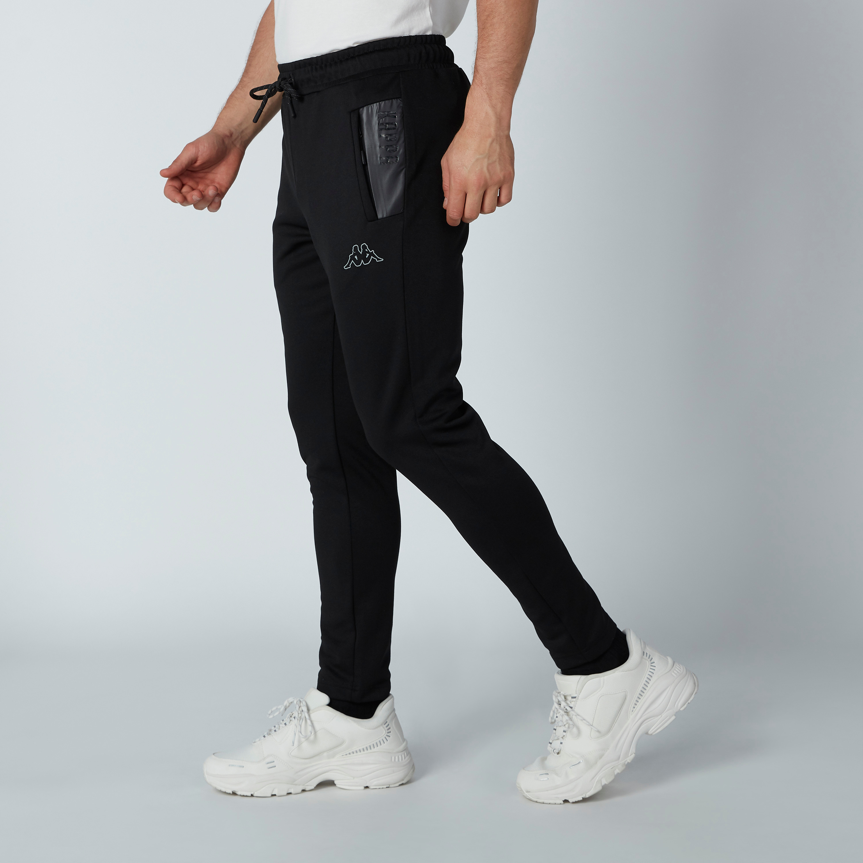 Kappa Track Pants with Pocket Detail and Drawstring-sports-men-clothing-bottoms-image-4