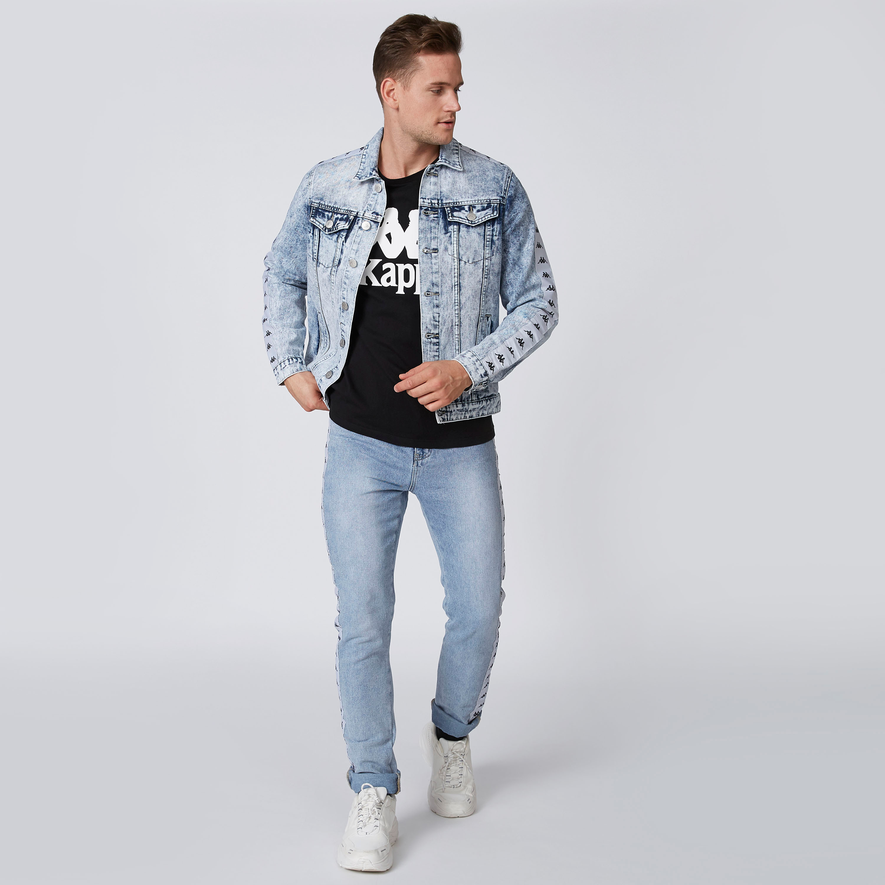 Giacca in jeans kappa on sale