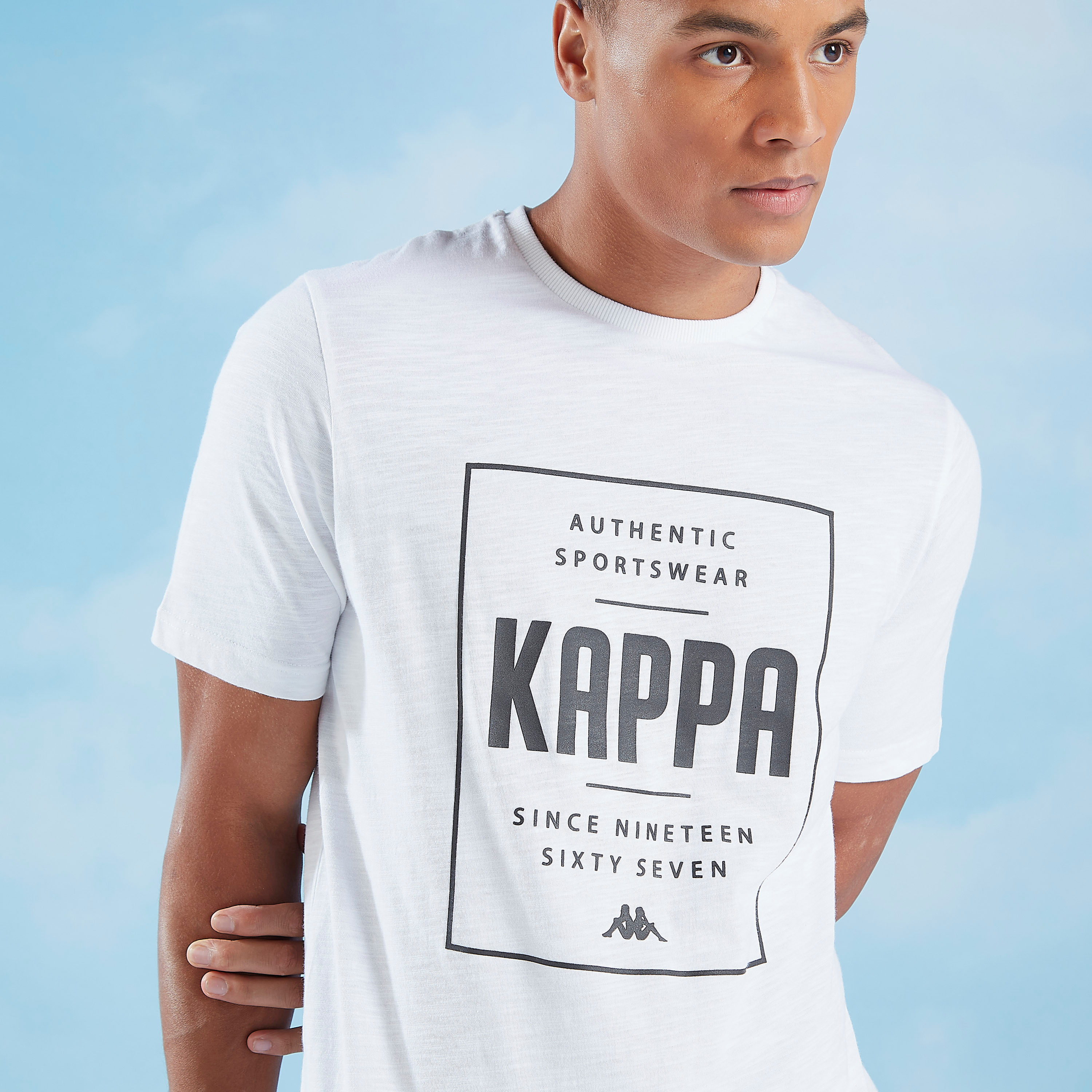 Kappa Print T-shirt with Crew Neck and Short Sleeves-men-clothing-sportswearandactivewear-tshirtsandpolos-image-3