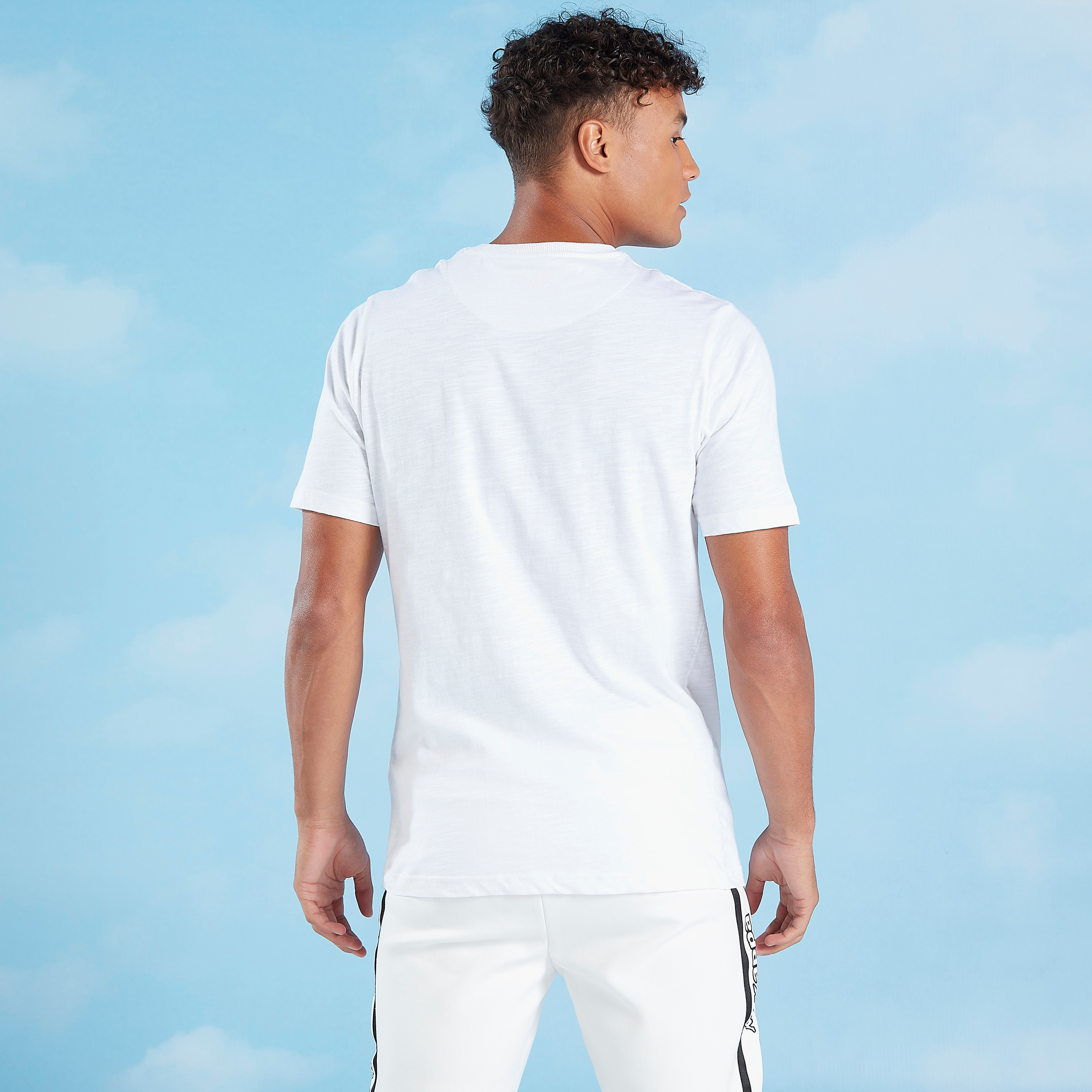 Kappa Print T-shirt with Crew Neck and Short Sleeves-men-clothing-sportswearandactivewear-tshirtsandpolos-image-4