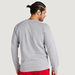 Kappa Printed Crew Neck Sweatshirt with Long Sleeves-Hoodies and Sweatshirts-thumbnail-3