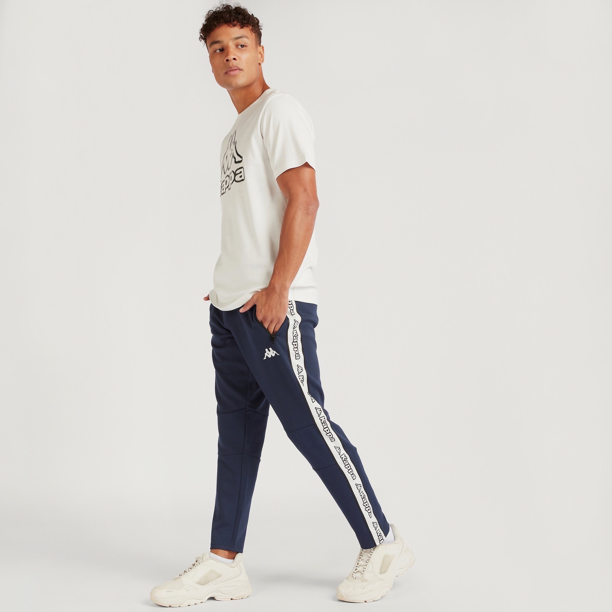 Kappa skinny track sales pants