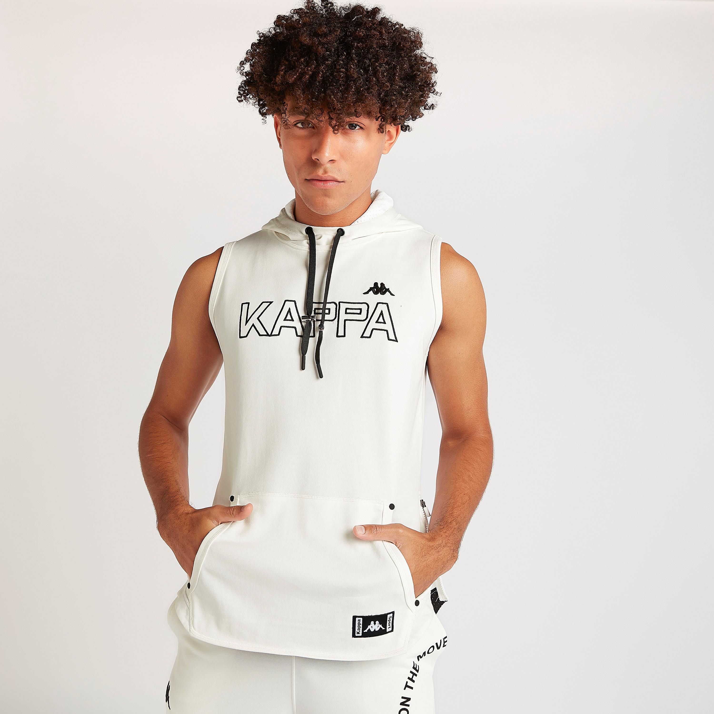 Kappa Printed Hoodie with Kangaroo Pocket-men-winterwear-hoodiesandsweatshirts-image-3