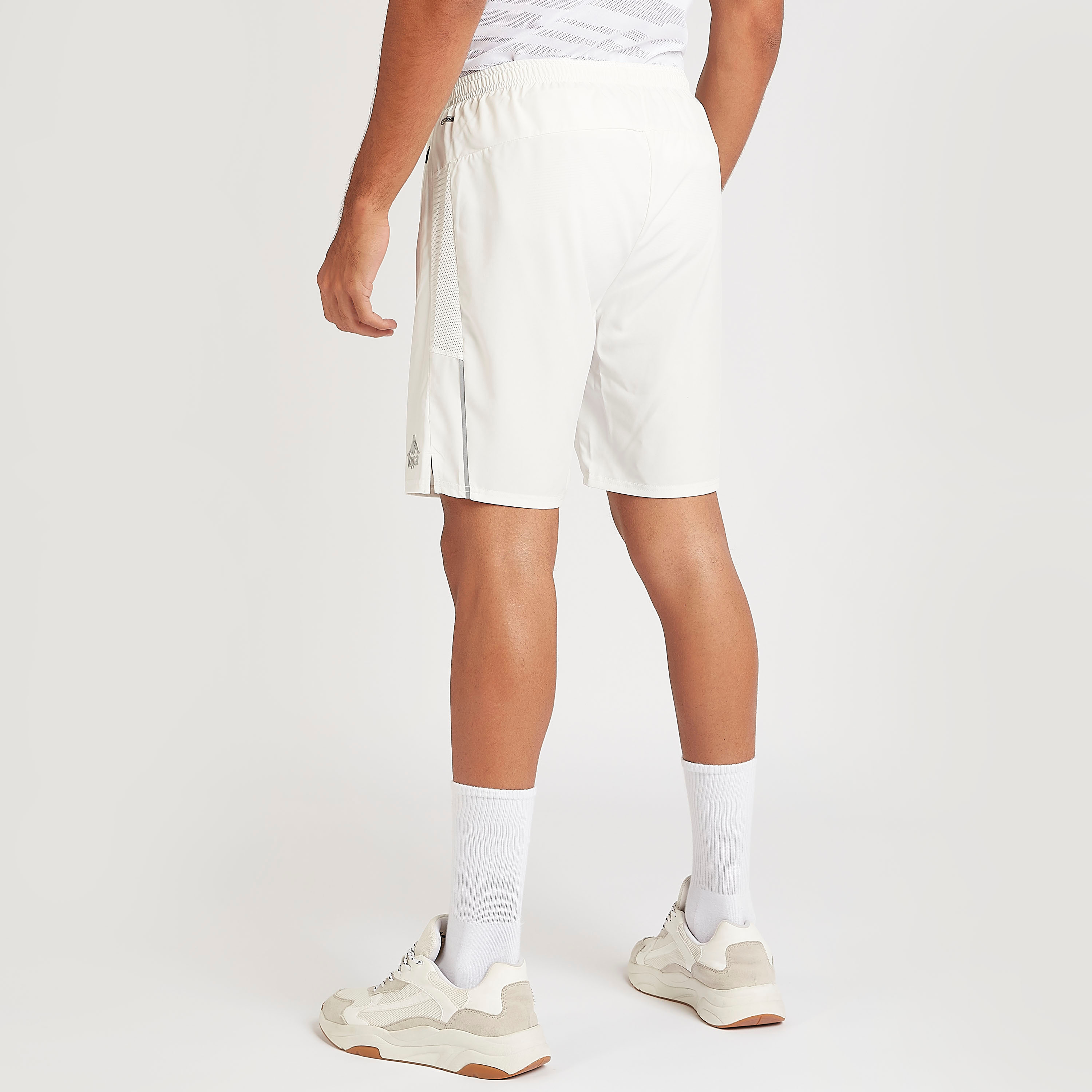 Kappa Logo Print Shorts with Zipper Pockets-sports-men-clothing-bottoms-image-4