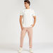 Solid Track Pants with Elasticated Waistband-Joggers-thumbnail-1