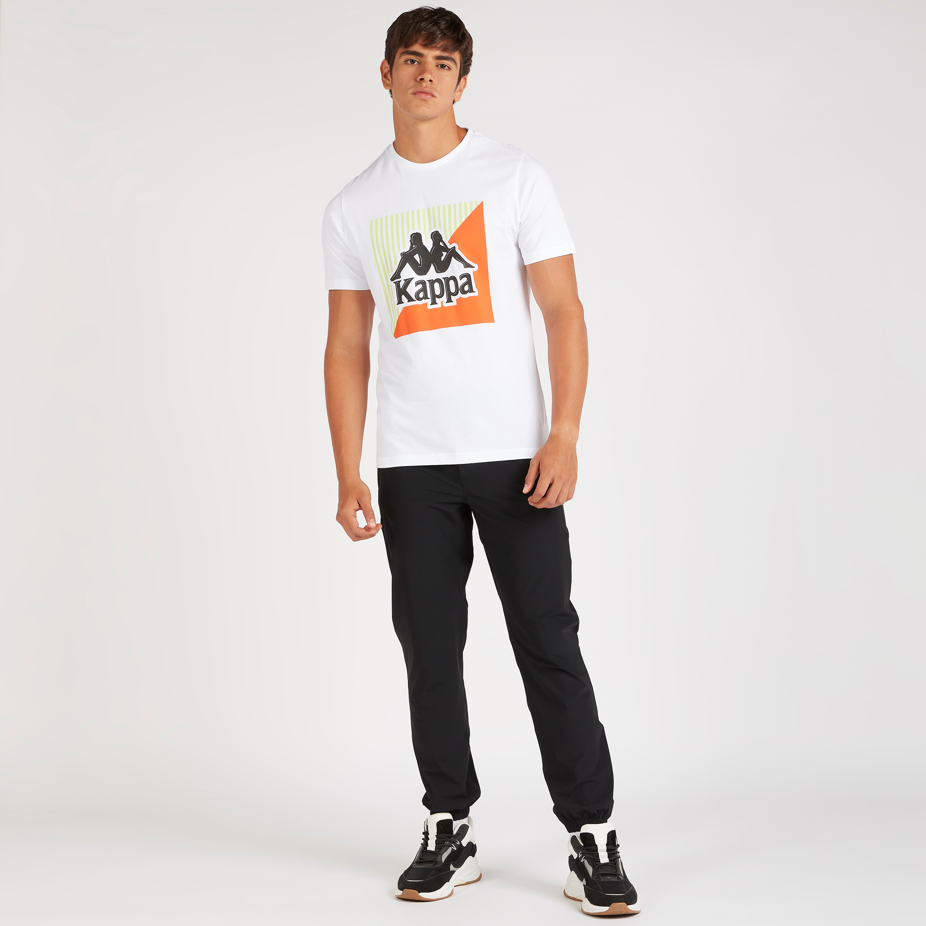Kappa Printed T-shirt with Short Sleeves and Crew Neck-men-clothing-sportswearandactivewear-tshirtsandpolos-image-2