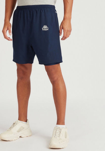 Kappa Solid Shorts with Elasticated Waistband