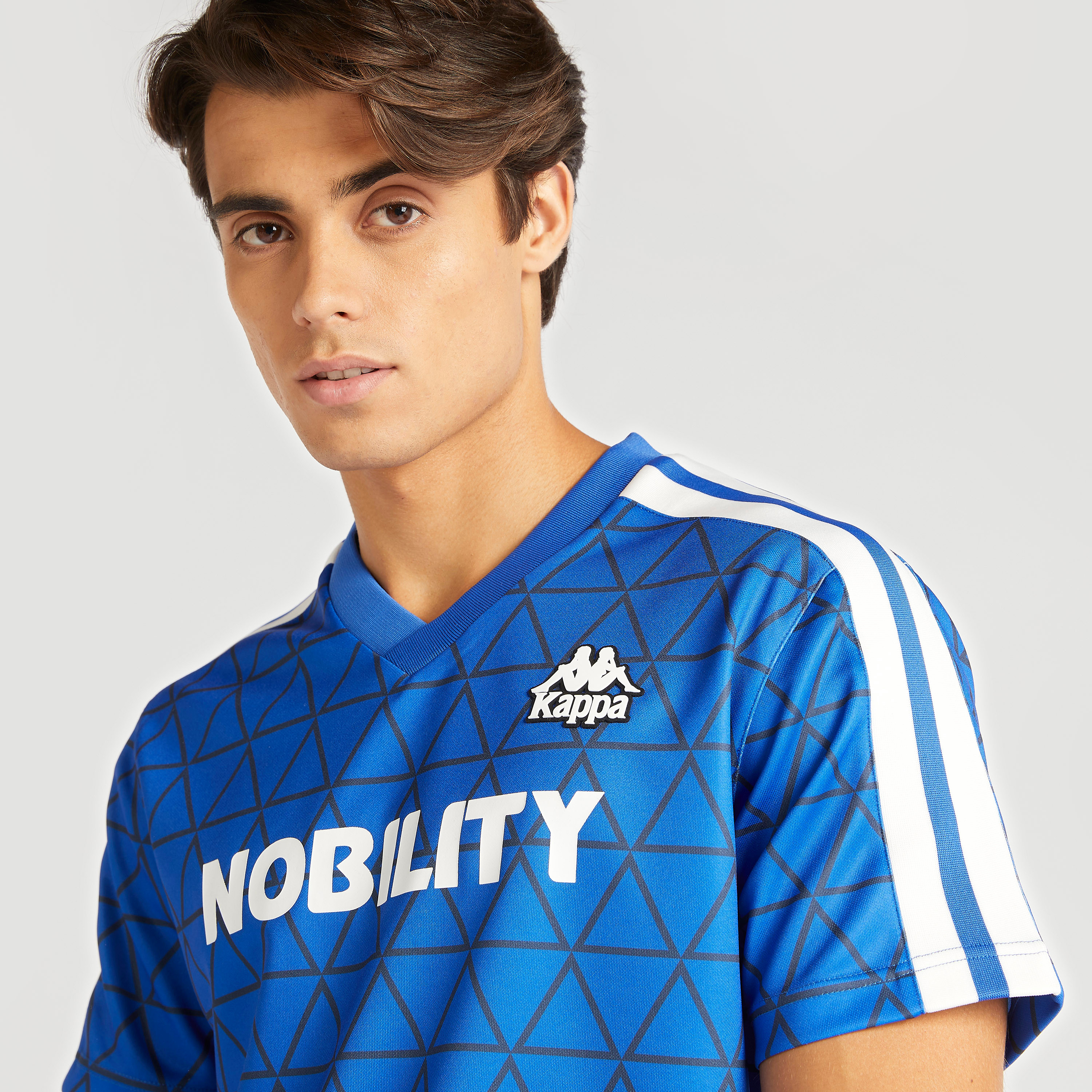Kappa Printed T-shirt with V-neck and Short Sleeves-men-clothing-sportswearandactivewear-tshirtsandpolos-image-3