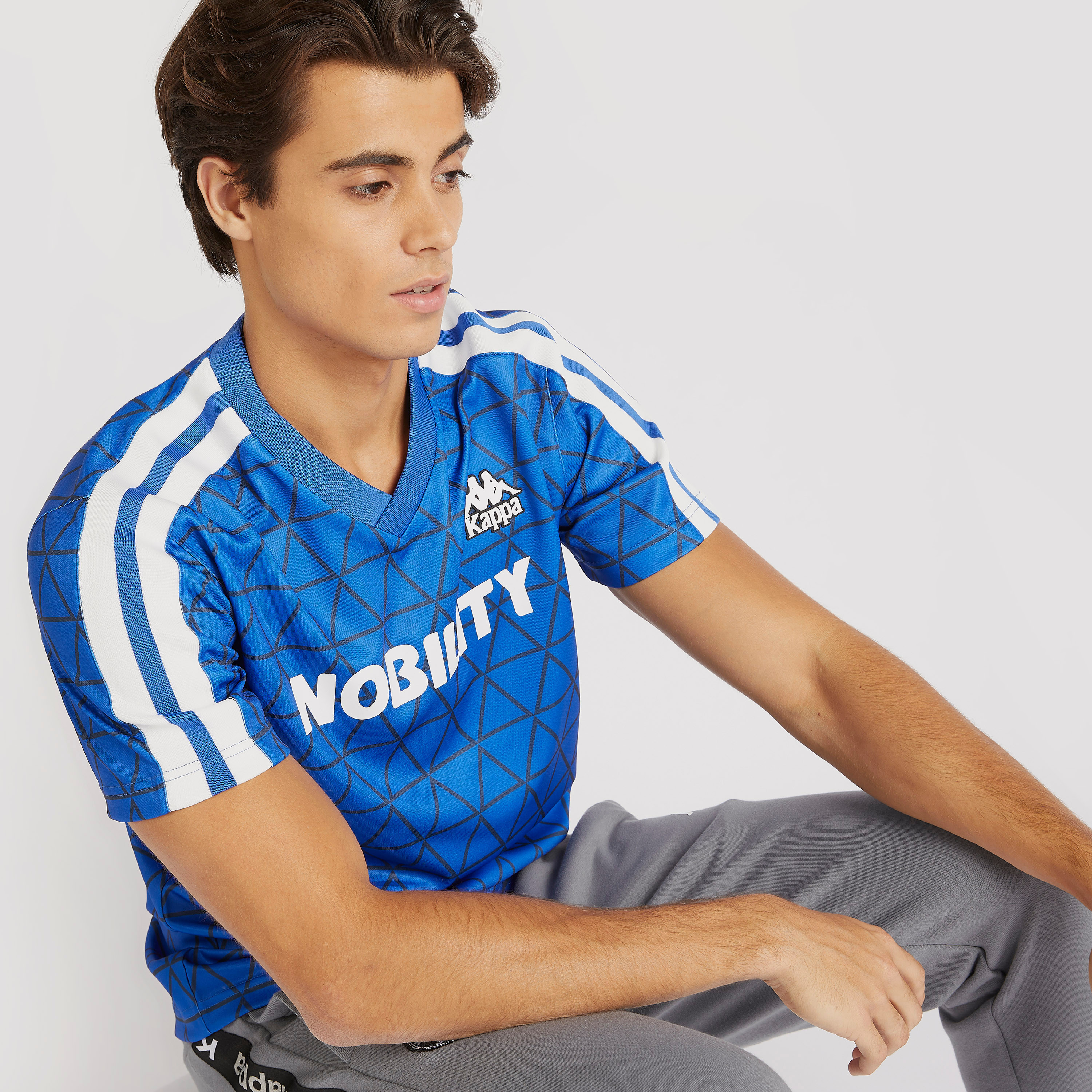 Kappa Printed T-shirt with V-neck and Short Sleeves-men-clothing-sportswearandactivewear-tshirtsandpolos-image-5