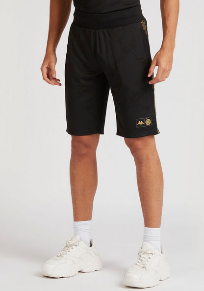 Kappa Printed Shorts with Pockets