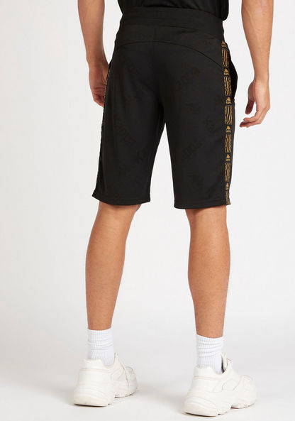 Kappa Printed Shorts with Pockets
