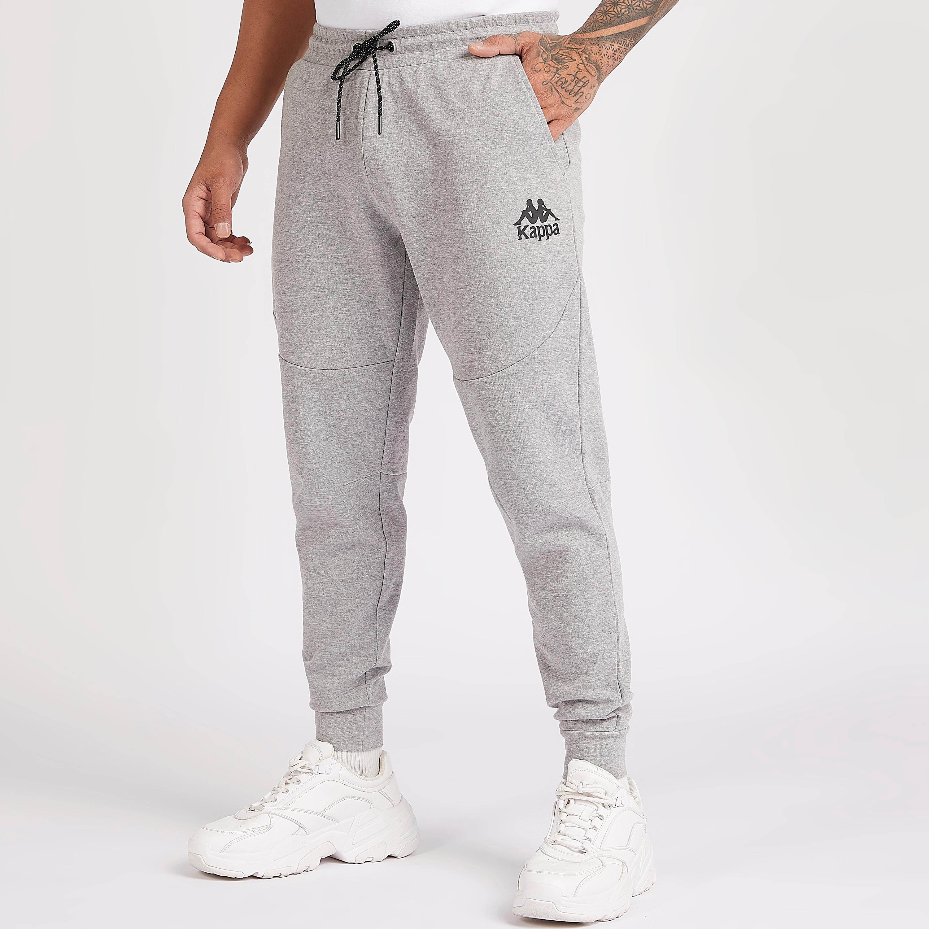 Kappa solid men's sales track pants