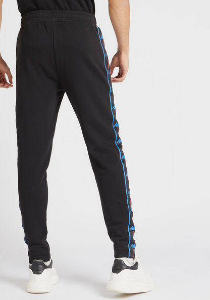 Kappa Solid Track Pants with Elasticated Waistband