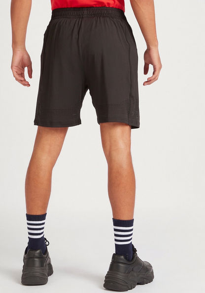 Kappa Solid Shorts with Elasticised Waistband and Pockets