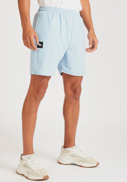 Kappa Solid Shorts with Pockets and Elasticated Waistband