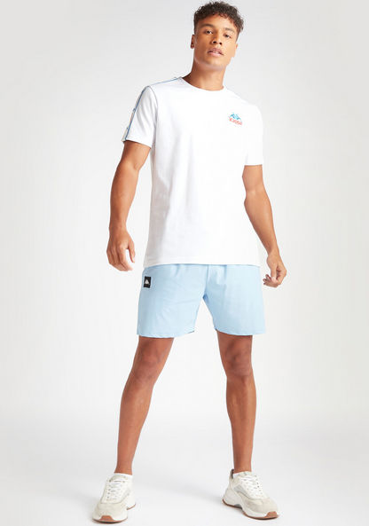 Kappa Solid Shorts with Pockets and Elasticated Waistband