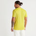 Kappa Print Crew Neck Mesh T-shirt with Short Sleeves-T Shirts & Vests-thumbnailMobile-3