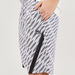 Kappa Printed Shorts with Elasticated Waistband and Pockets-Bottoms-thumbnail-2