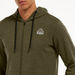 Kappa Solid Zip Through Sweatshirt with Hood and Pockets-Hoodies & Sweatshirts-thumbnail-3