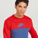 Kappa Colourblock Sweatshirt with Long Sleeves-Sweatshirts-thumbnailMobile-2