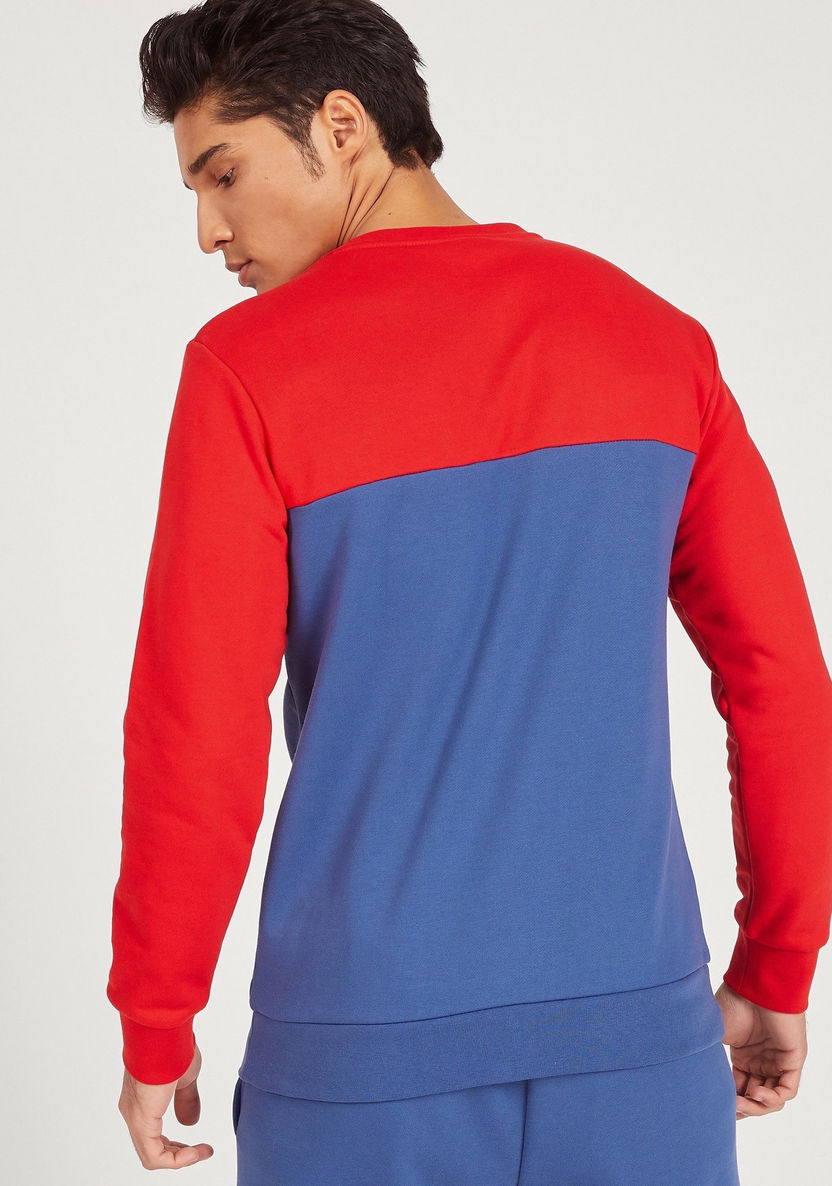 Kappa Colourblock Sweatshirt with Long Sleeves-Sweatshirts-image-3