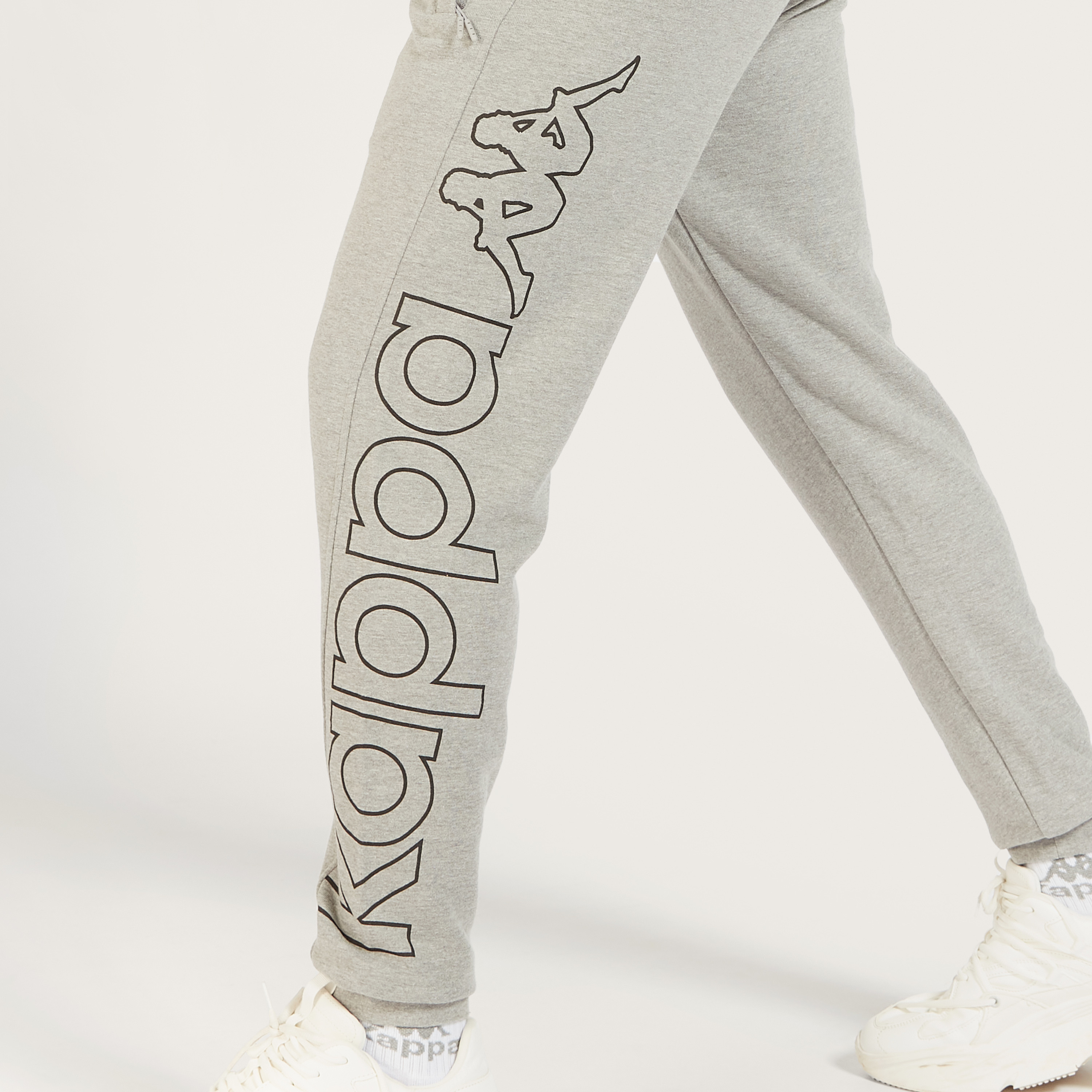 Kappa Printed Mid-Rise Jog Pants with Drawstring Closure and Pockets-men-clothing-sportswearandactivewear-tracksuits-image-3