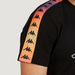 Kappa Printed Crew Neck T-shirt with Short Sleeves and Tape Detail-T Shirts-thumbnailMobile-2