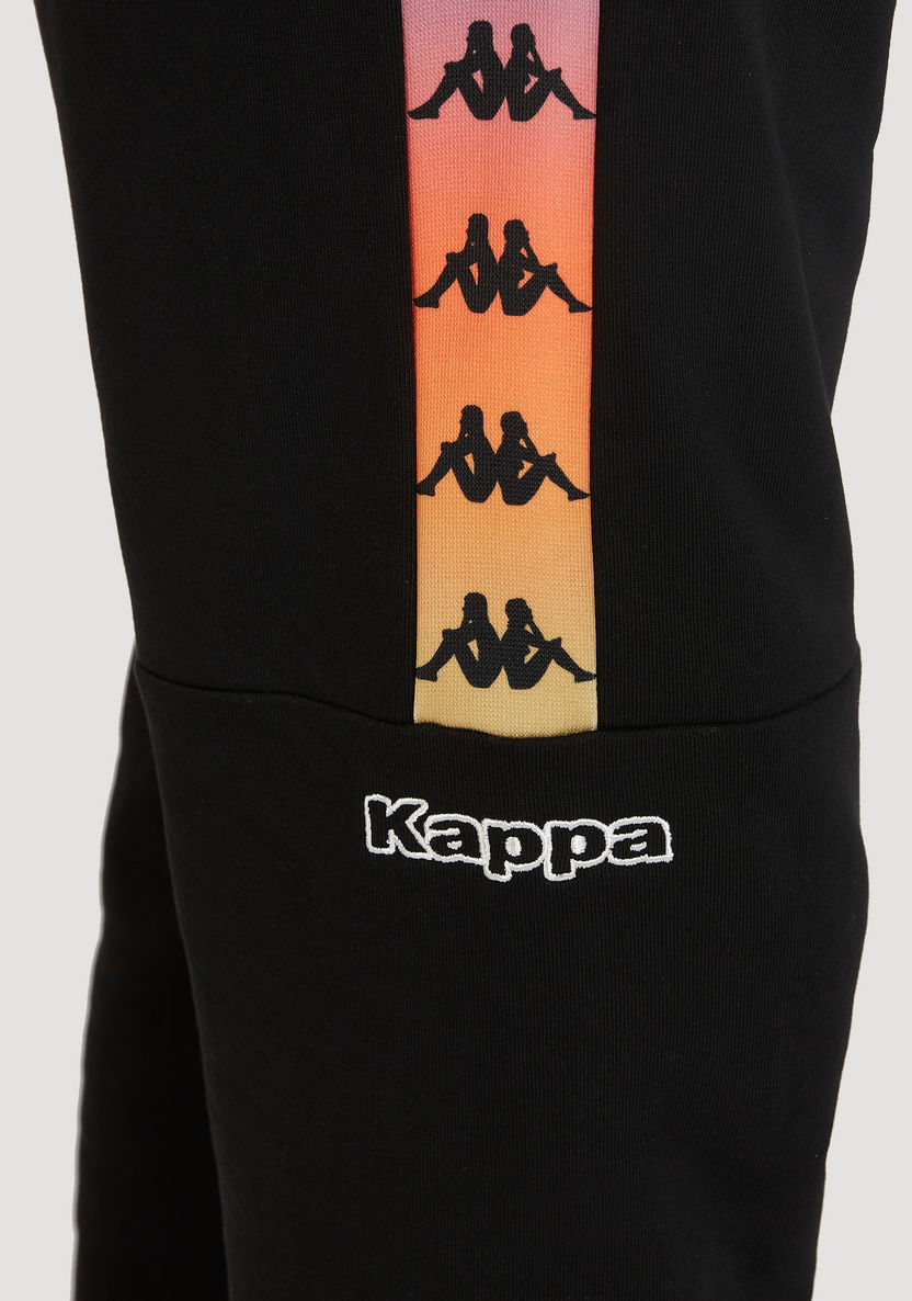 Kappa Tape Detail Jogger with Drawstring Closure and Pockets-Joggers-image-2