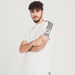Kappa Solid Crew Neck T-shirt with Short Sleeves and Side Tape Detail-T Shirts-thumbnail-3