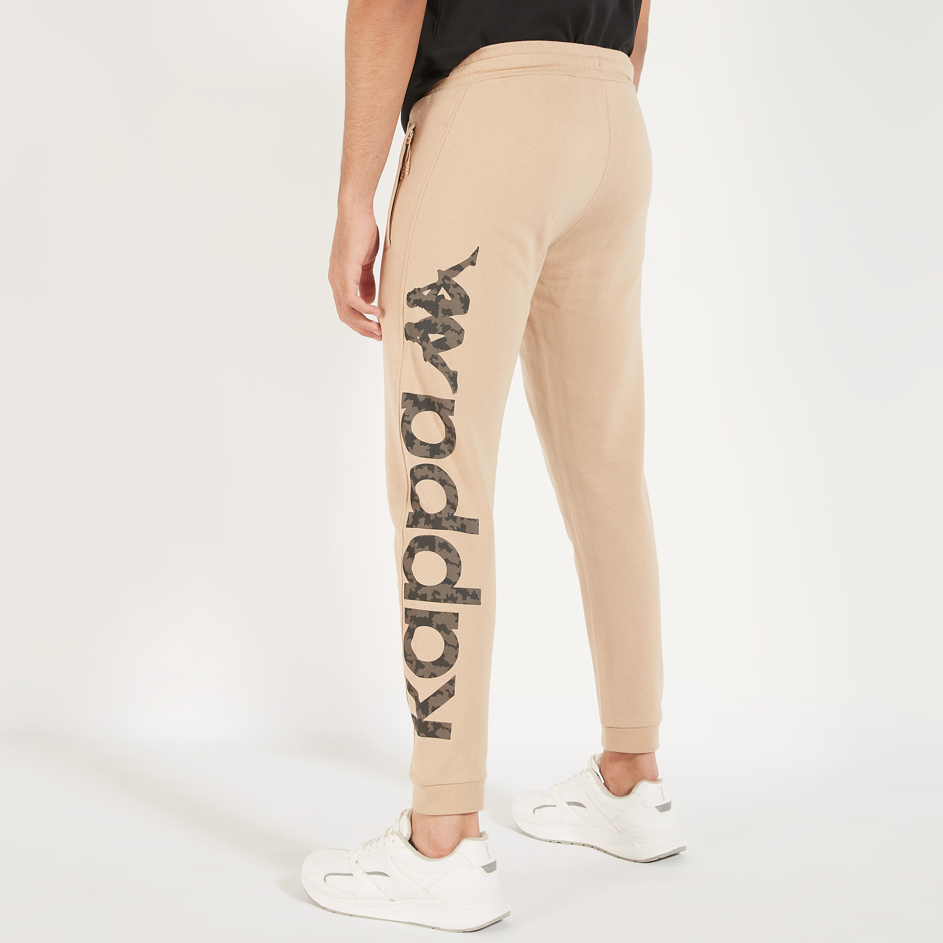 Kappa Printed Joggers with Drawstring Closure and Pockets-men-clothing-sportswearandactivewear-tracksuits-image-4