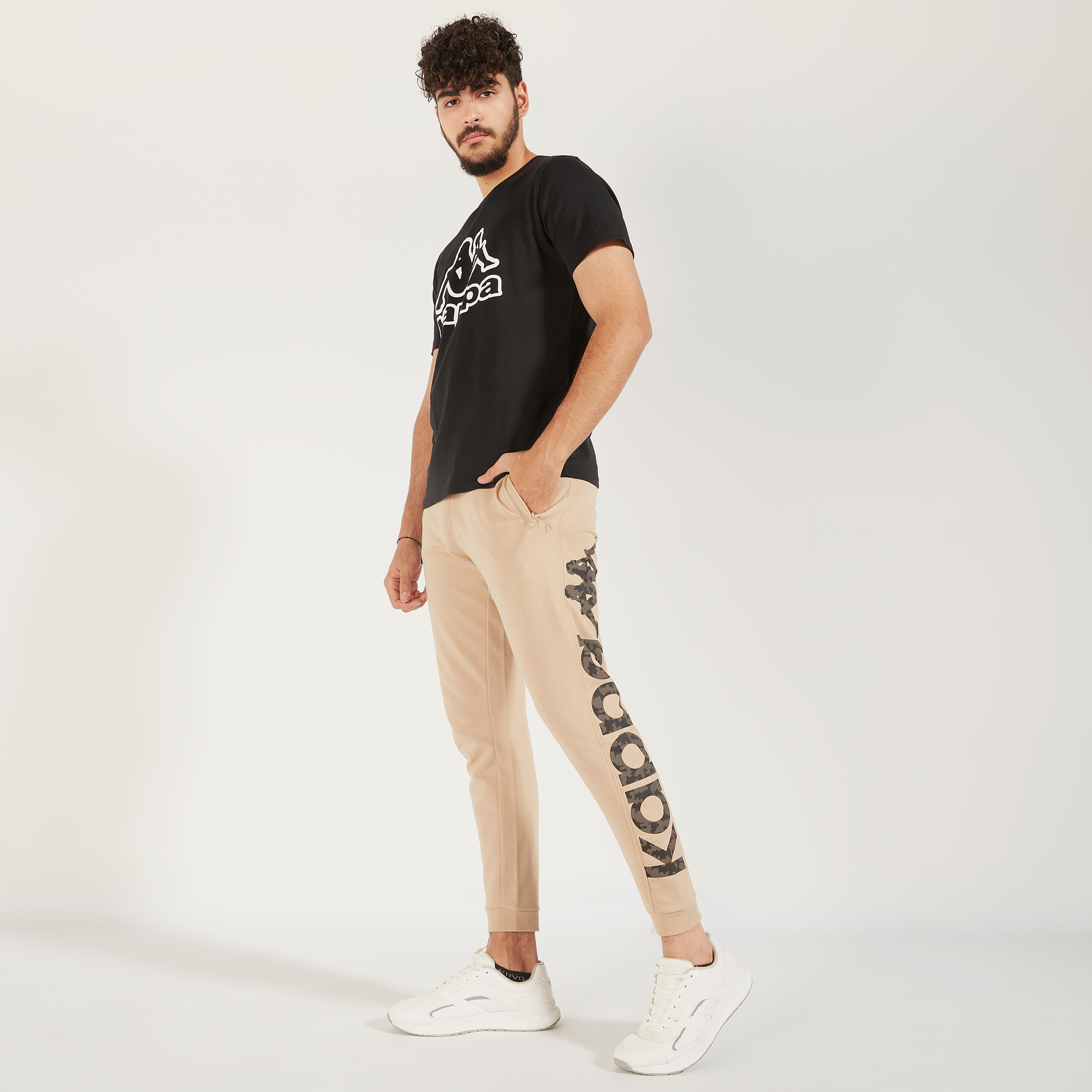 Kappa Printed Joggers with Drawstring Closure and Pockets-men-clothing-sportswearandactivewear-tracksuits-image-5