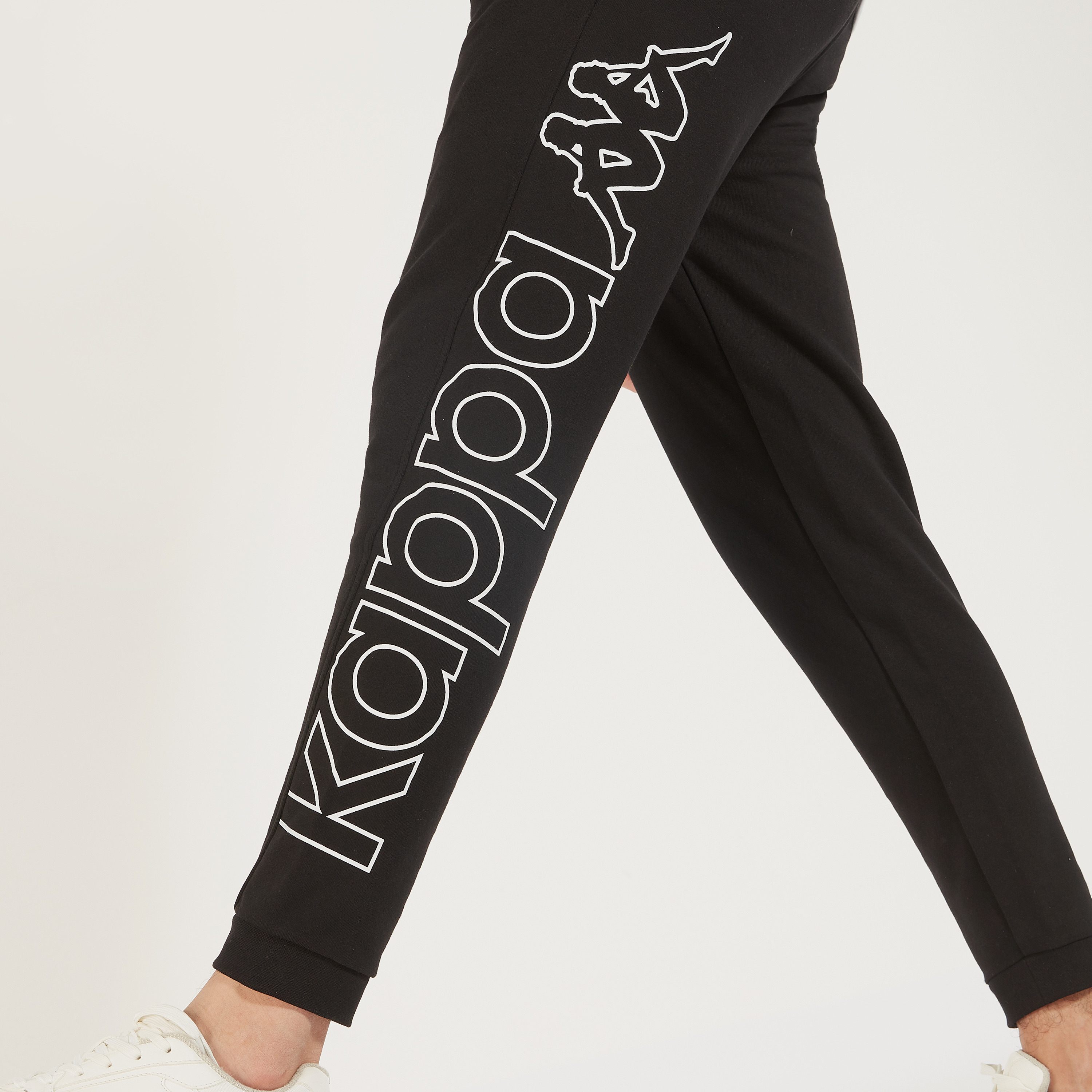 Kappa Printed Joggers with Drawstring Closure and Pockets-men-clothing-sportswearandactivewear-tracksuits-image-8