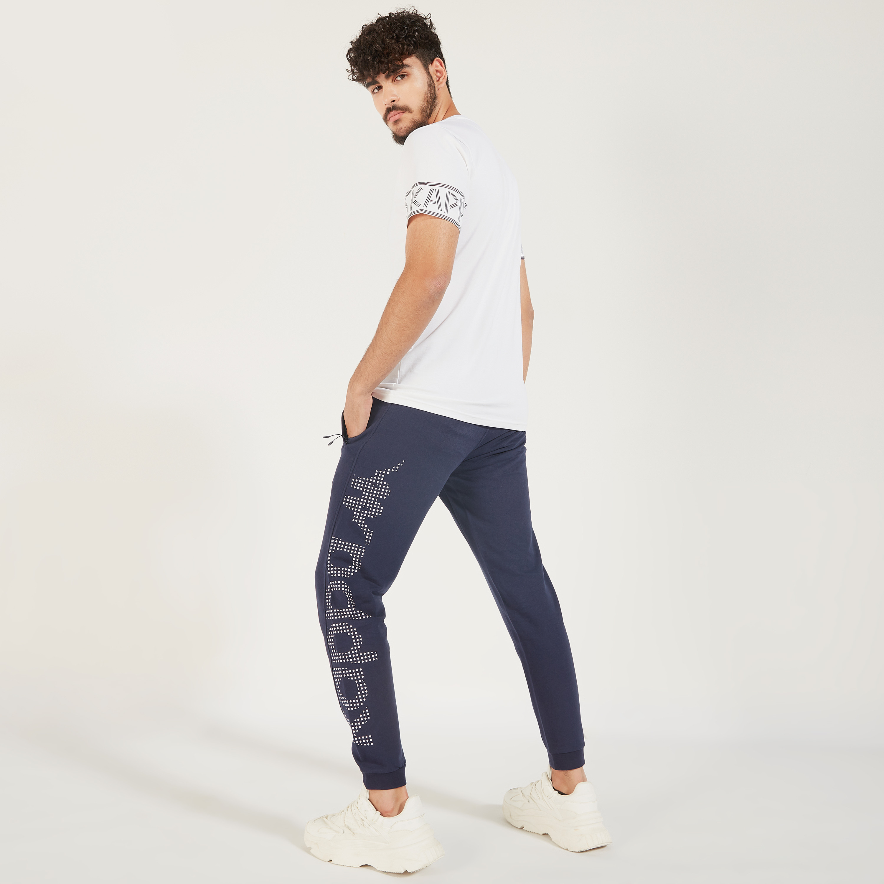 Kappa Printed Joggers with Drawstring Closure and Pockets-men-clothing-sportswearandactivewear-tracksuits-image-11