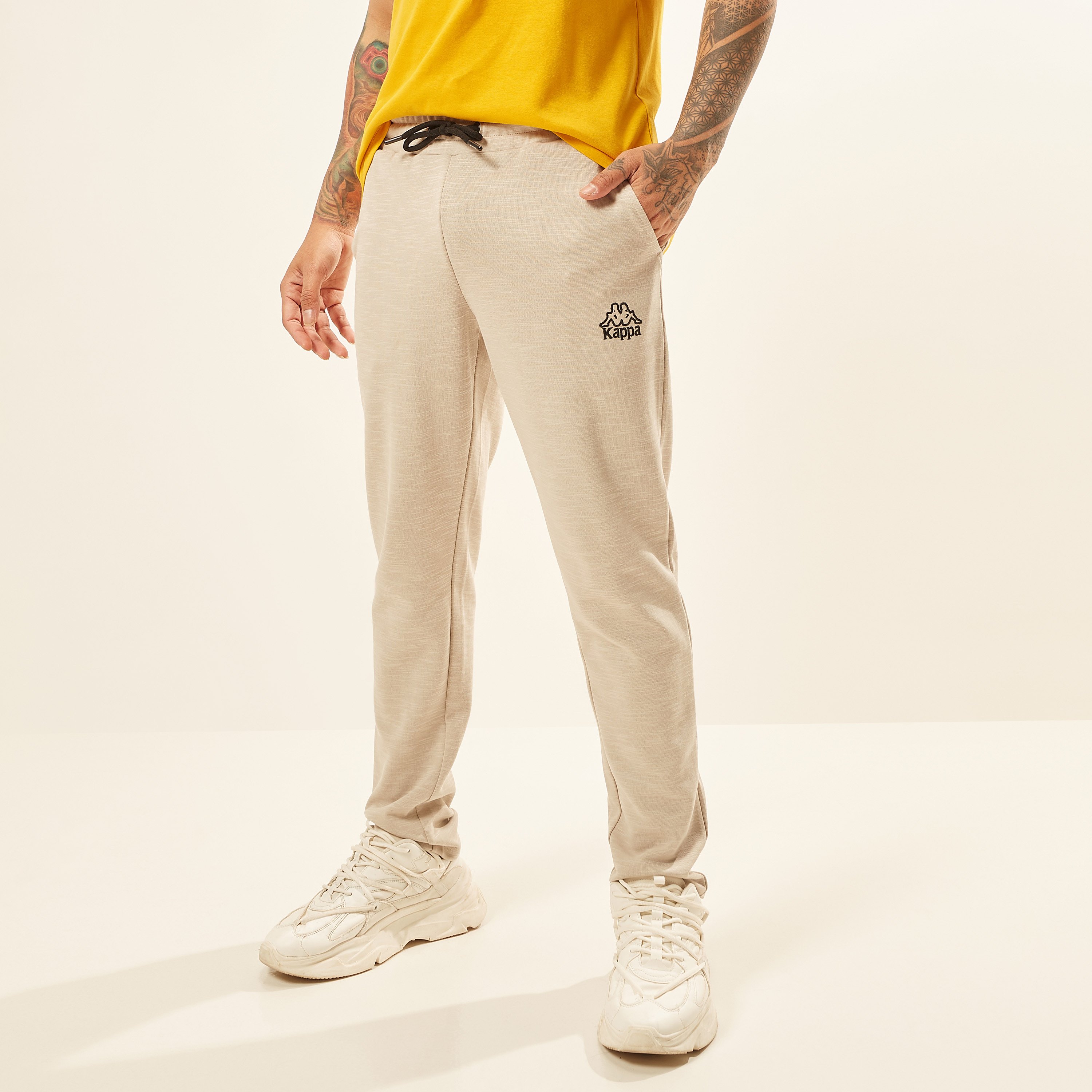 kappa logo joggers