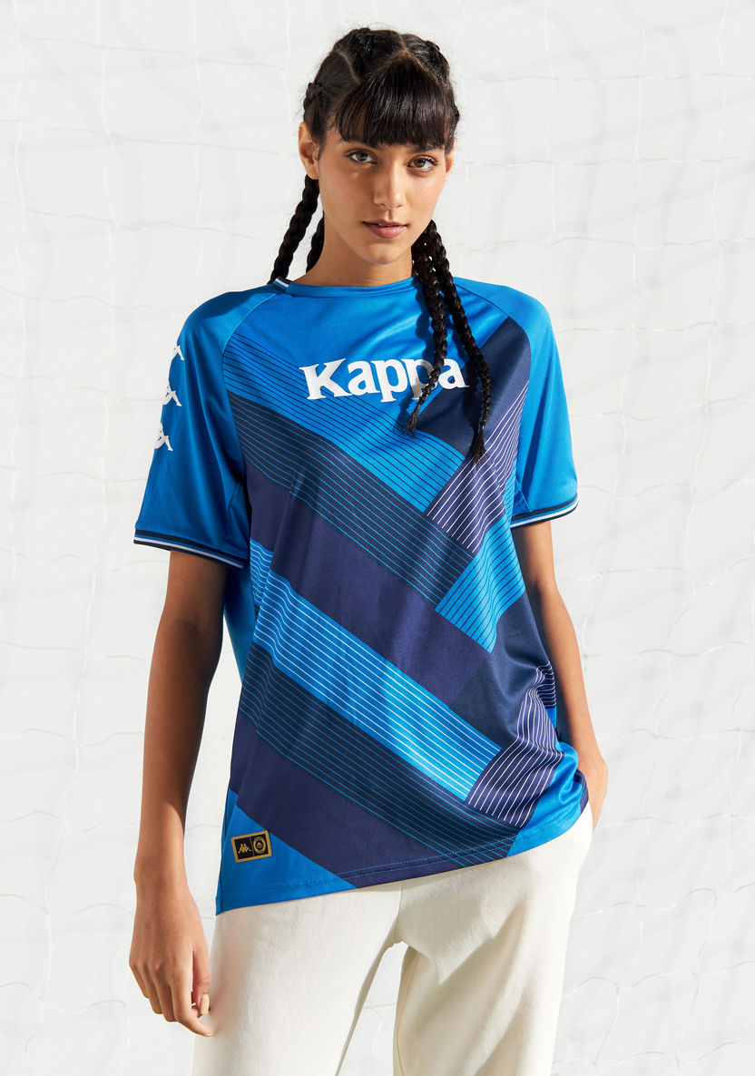 Buy Men's Unisex Kappa Football T-shirt with Crew Neck Online