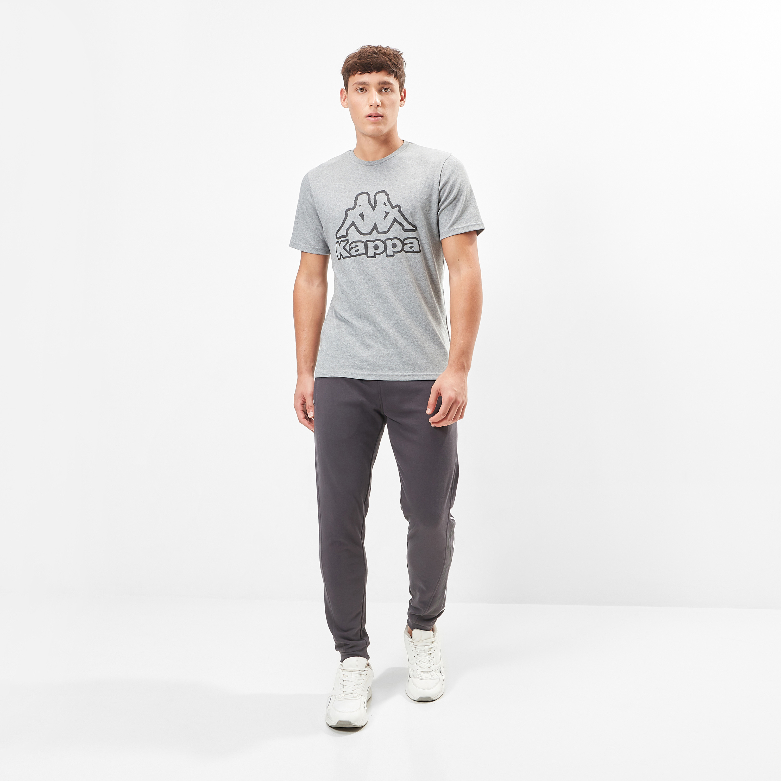 Kappa Logo Print Jog Pants with Drawstring Closure and Pockets-men-clothing-sportswearandactivewear-tracksuits-image-6