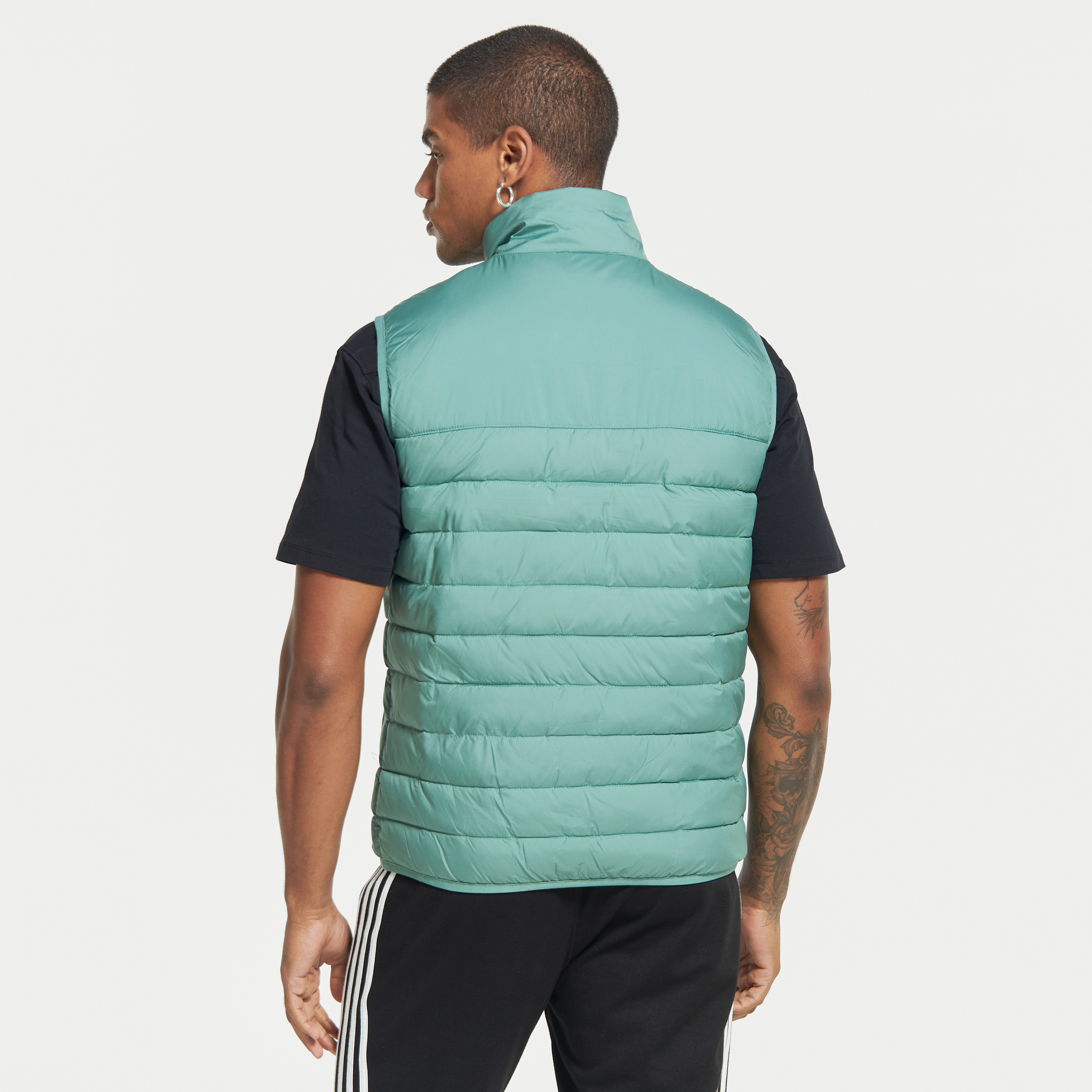 Kappa Solid Sleeveless Puffer Jacket with Pockets-men-clothing-jacketsandblazers-jackets-image-7