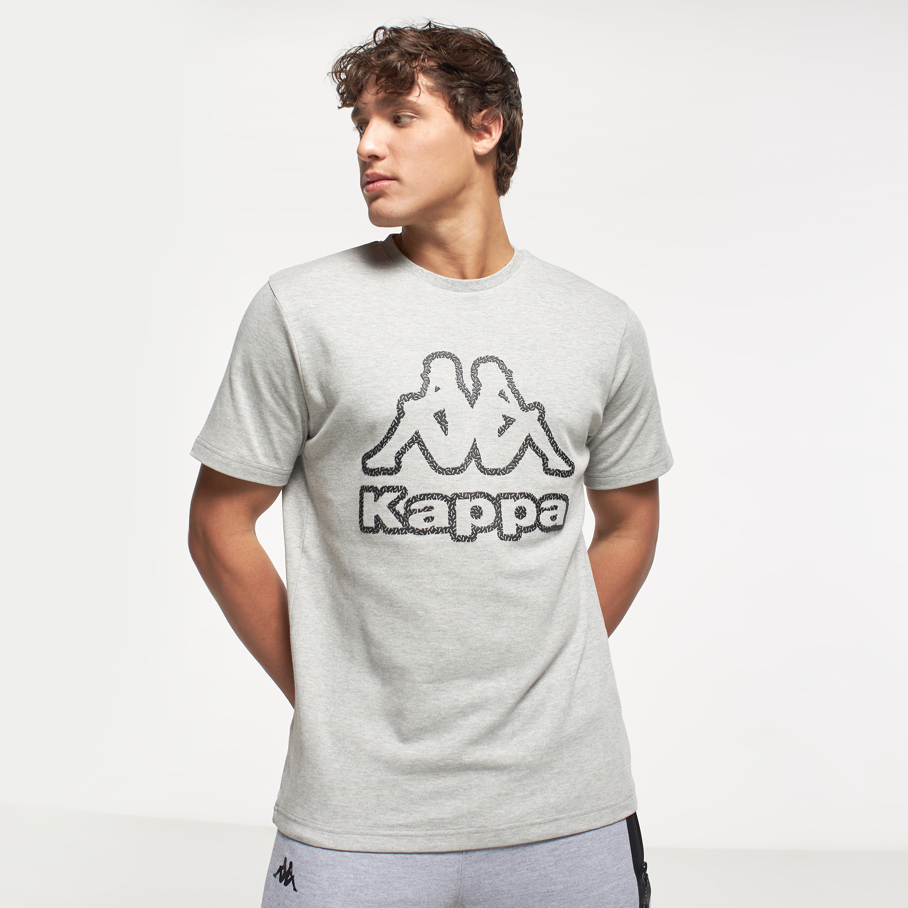 Gray store kappa shirt