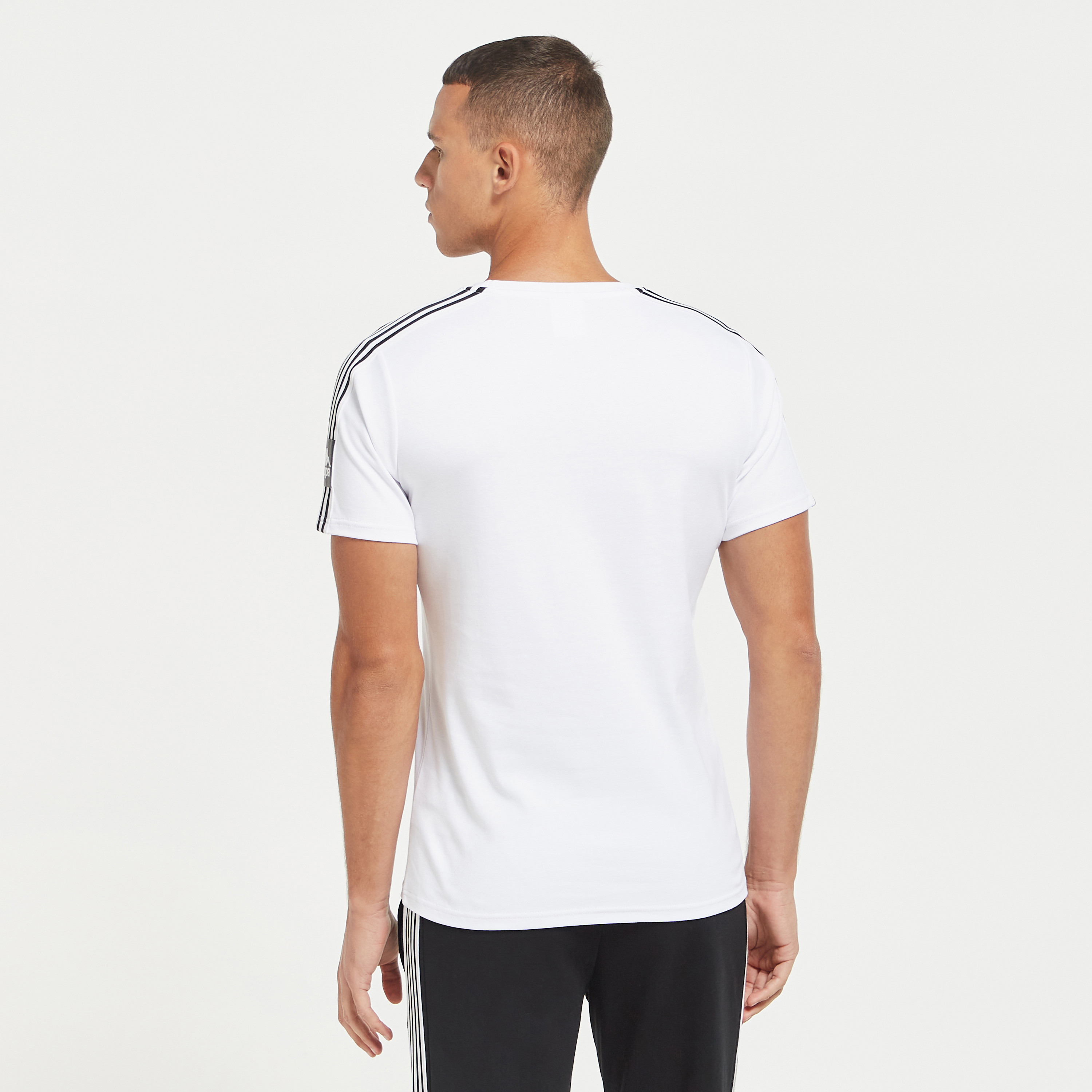 Shop Kappa Tape Detail T-shirt with Crew Neck and Short Sleeves Online ...