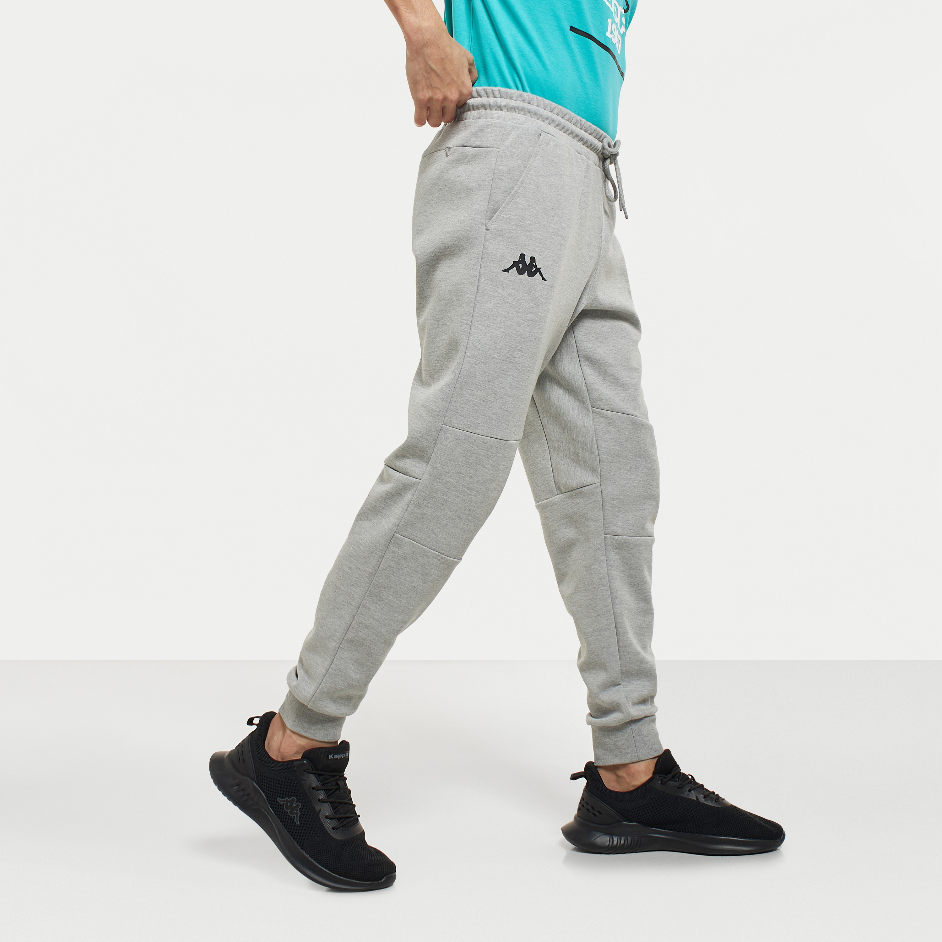 Buy Kappa Solid Joggers with Pockets and Drawstring Closure