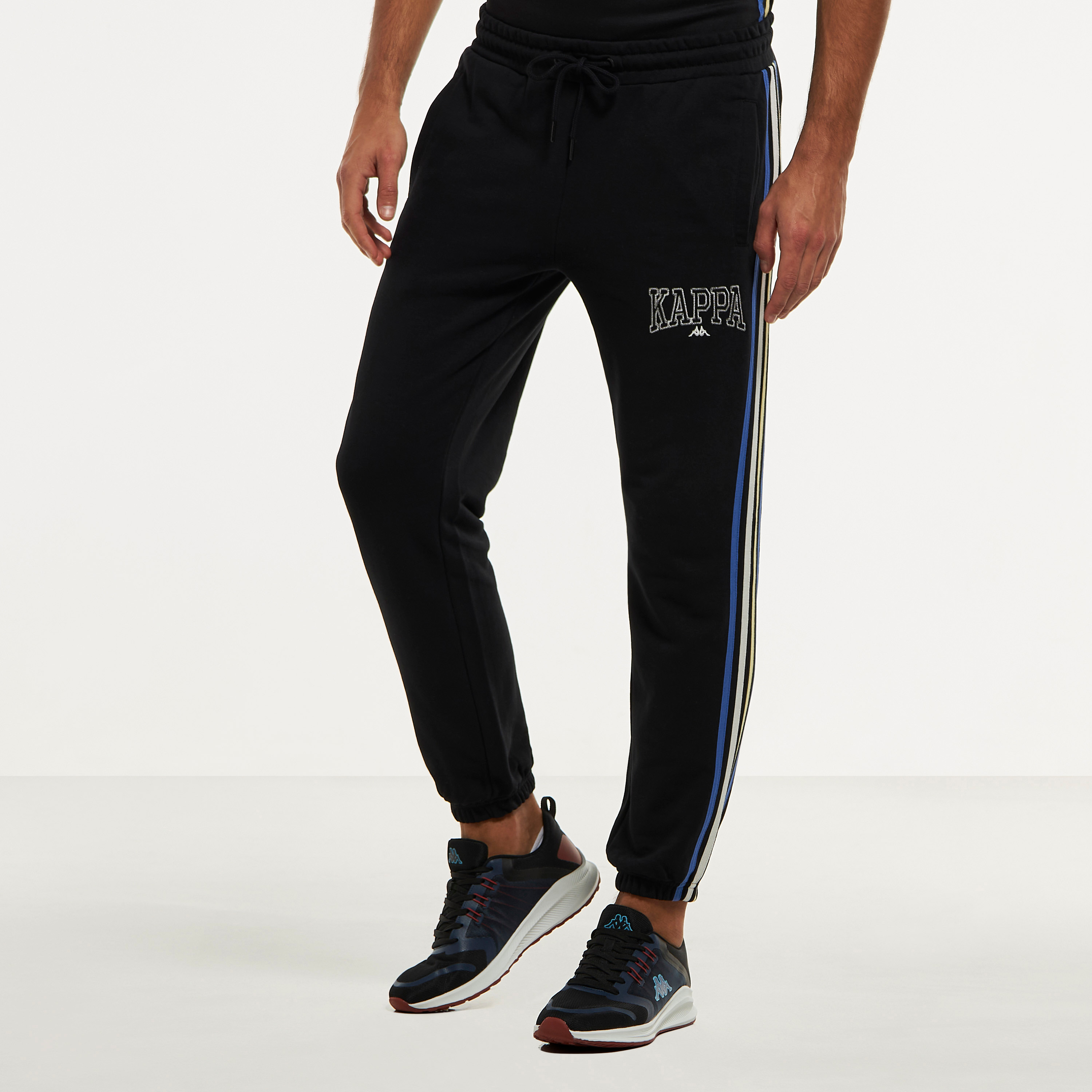 Kappa best sale tape joggers