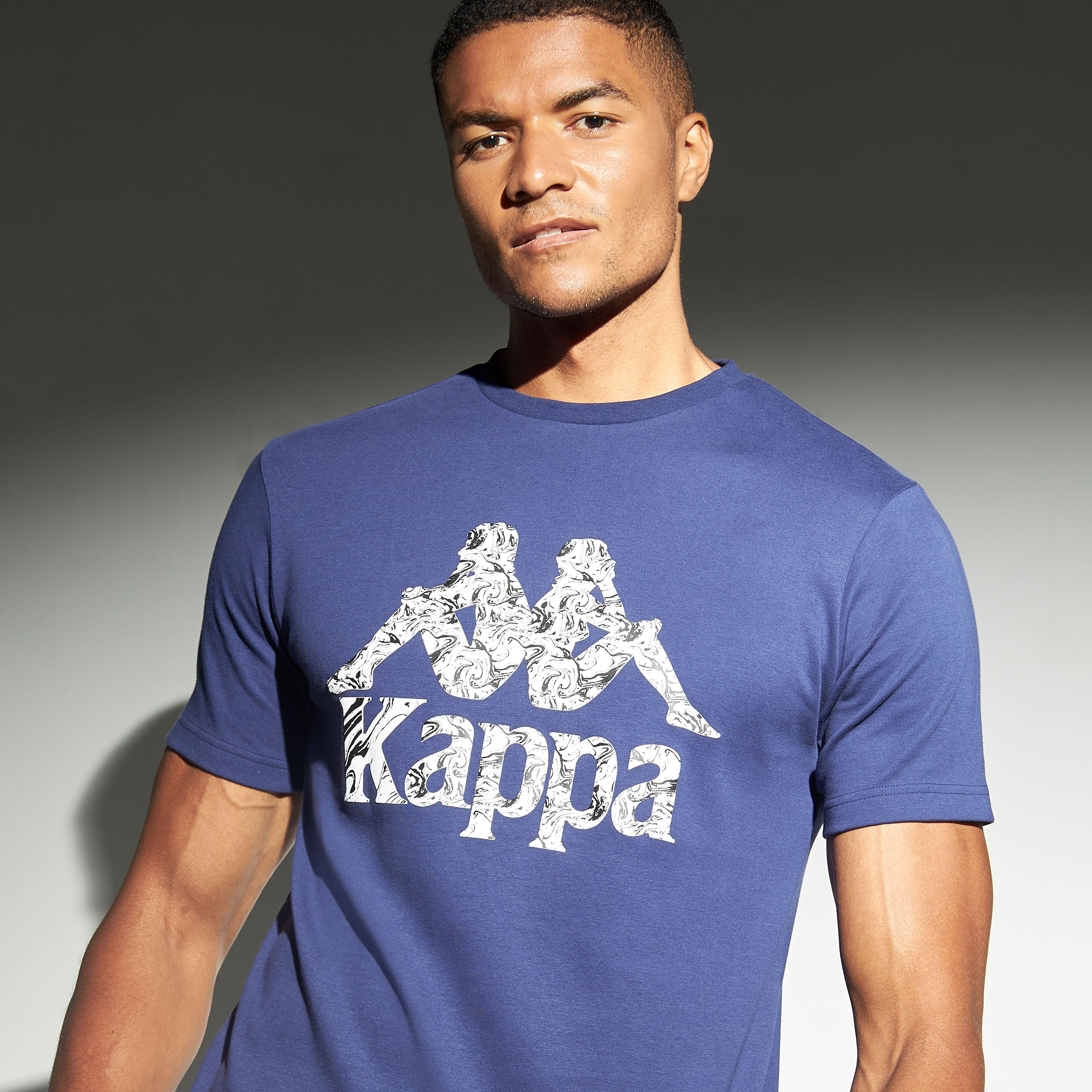 Light blue kappa store t shirt