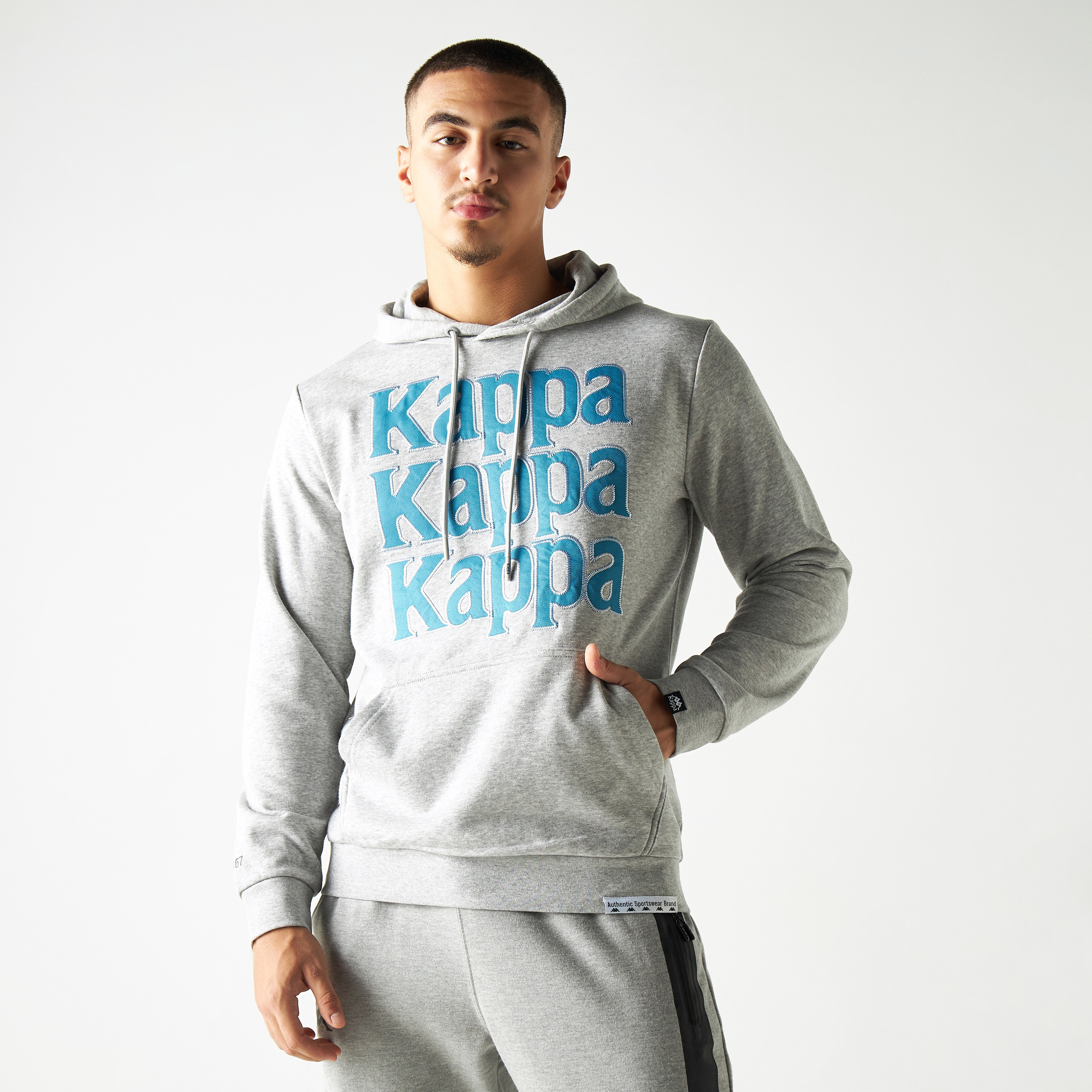 Kappa teal hoodie sale