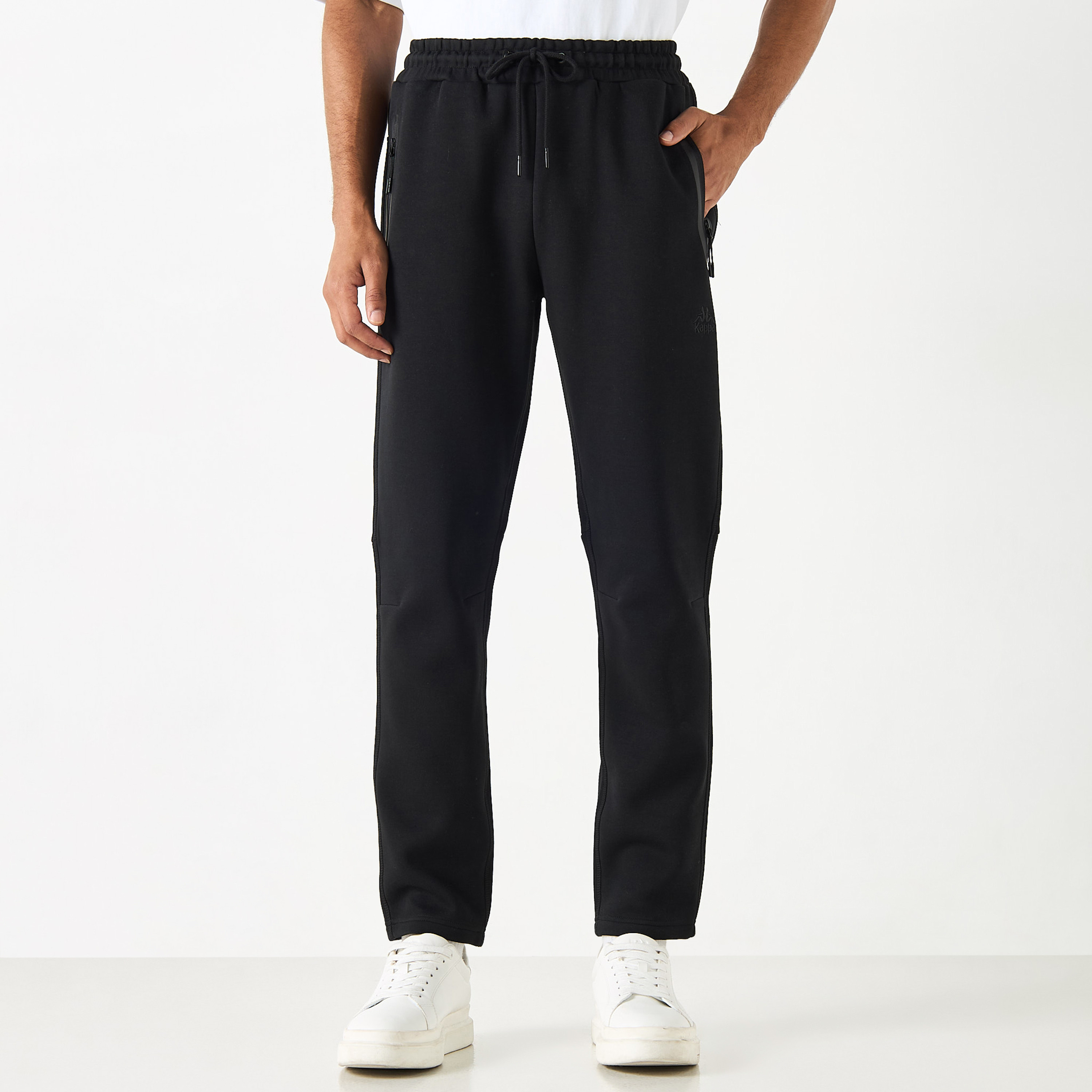 Kappa Track Pants with Drawstring Closure and Pockets-men-clothing-sportswearandactivewear-bottoms-joggers-image-1