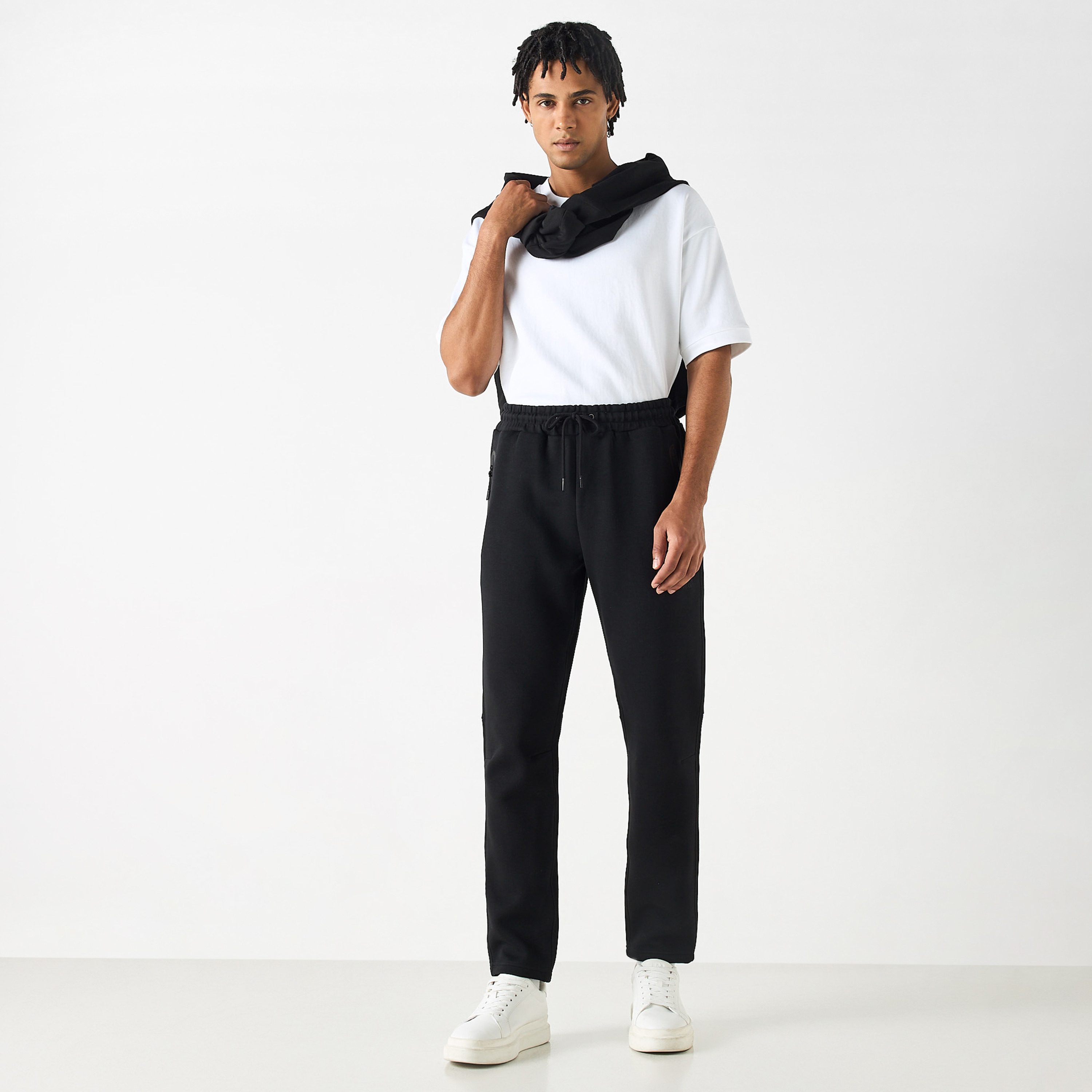 Kappa Track Pants with Drawstring Closure and Pockets-men-clothing-sportswearandactivewear-bottoms-joggers-image-2